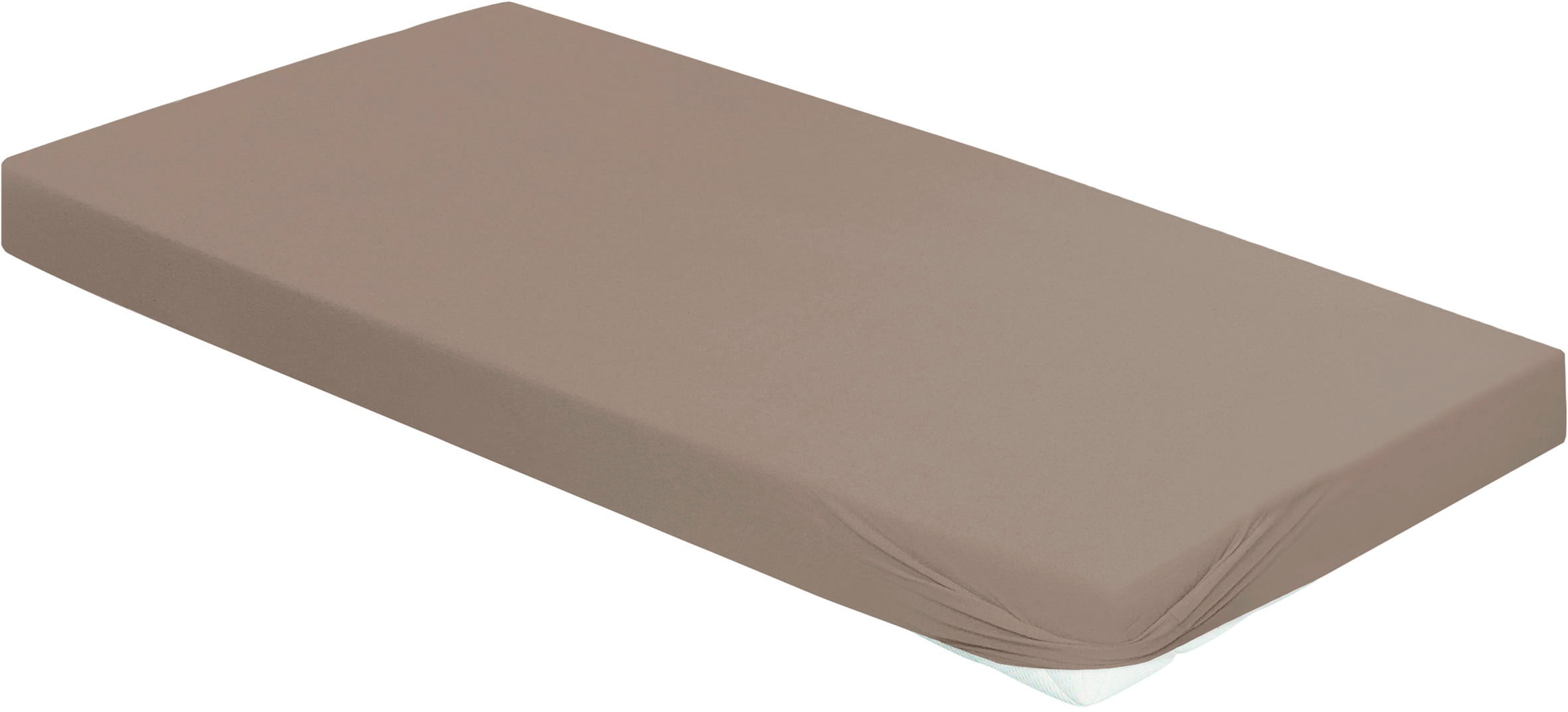 BIERBAUM Spannbettlaken »Jersey« 95 % Baumwolle und 5 % Elasthan für optimale Weichheit und Dehnbarkeit