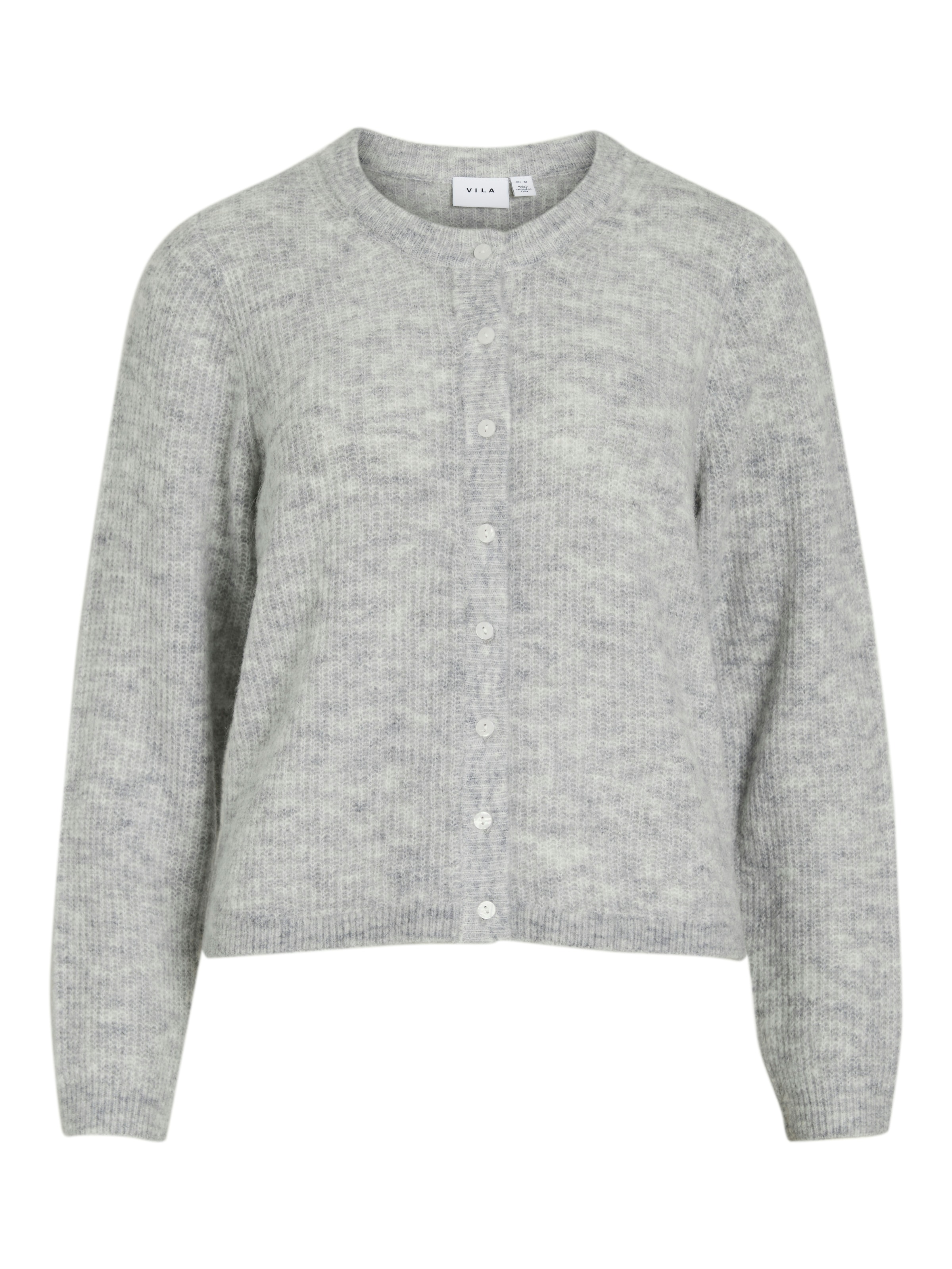 Vila Veste en tricot »VILORY O-NECK L/S KNIT CARDIGAN-NOOS« Materialmix, regular fit