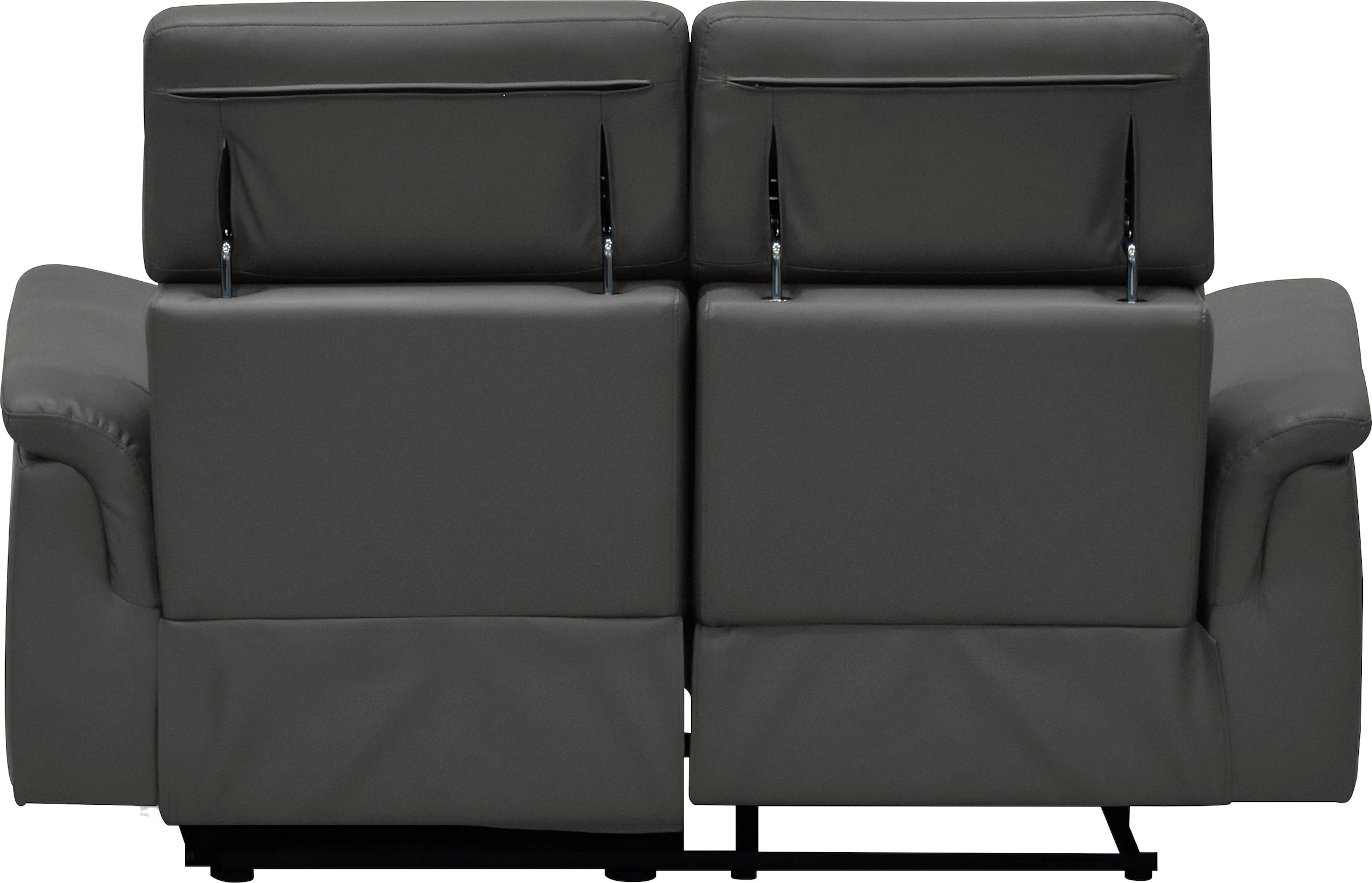 Home affaire 2-Sitzer »Pareli 172cm, manuelle u. elektr. Relaxfunktion« USB, Kopfteil-Verstellung, LED, in Echtleder, Kunstleder, Web