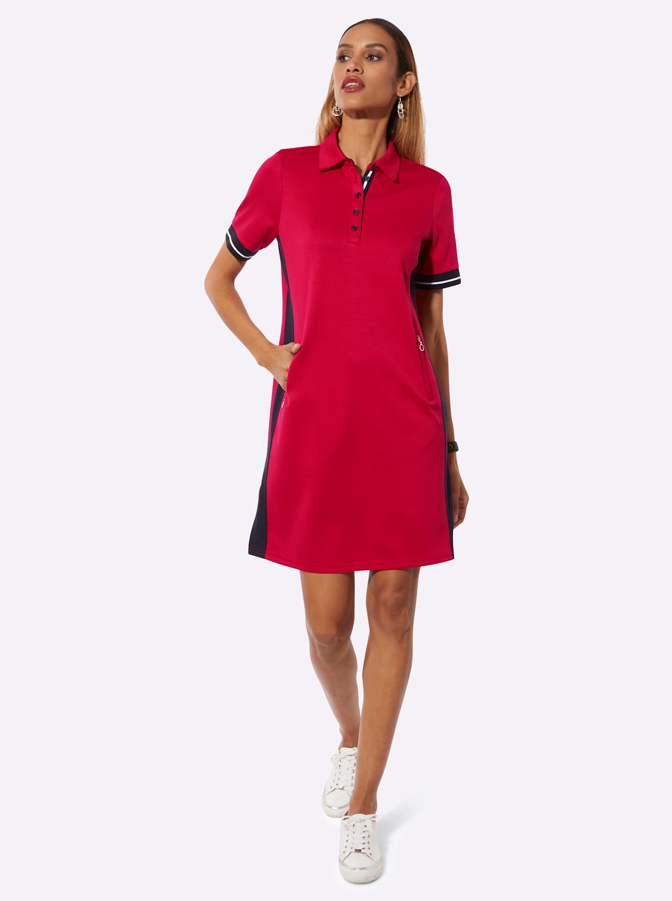 creation L Robe t-shirt »Modal-Mix-Polokleid«