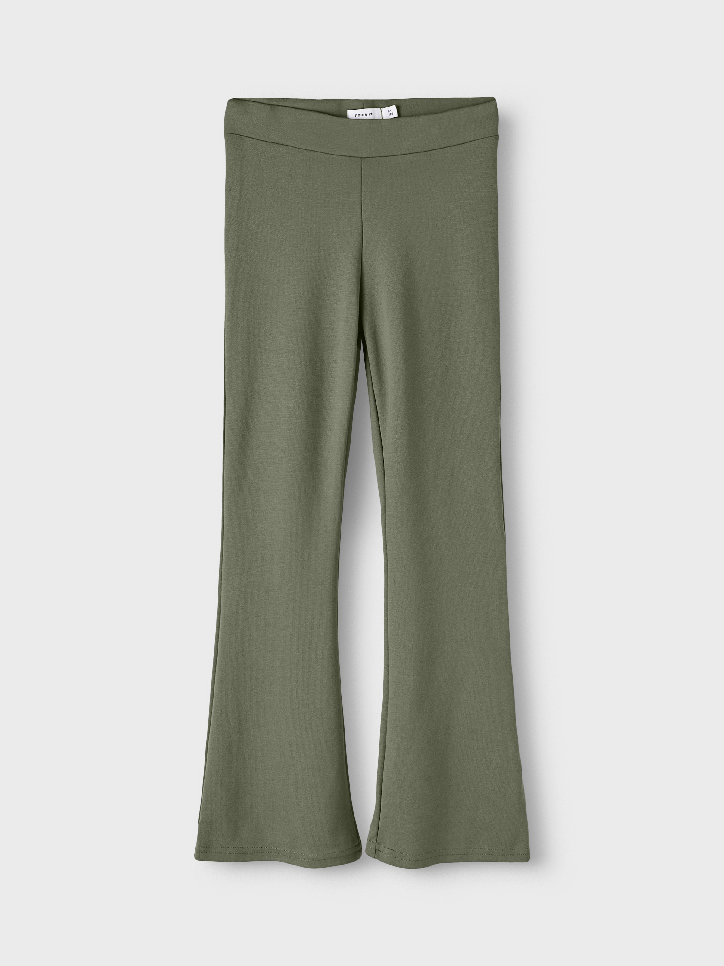 Name It Jerseyhose »NKFFRIKKALI für Mädchen mit ausgestelltem Bein und Viskose«  unifarben, casual, ausgestellt, Viskosemix, ohne Kragen