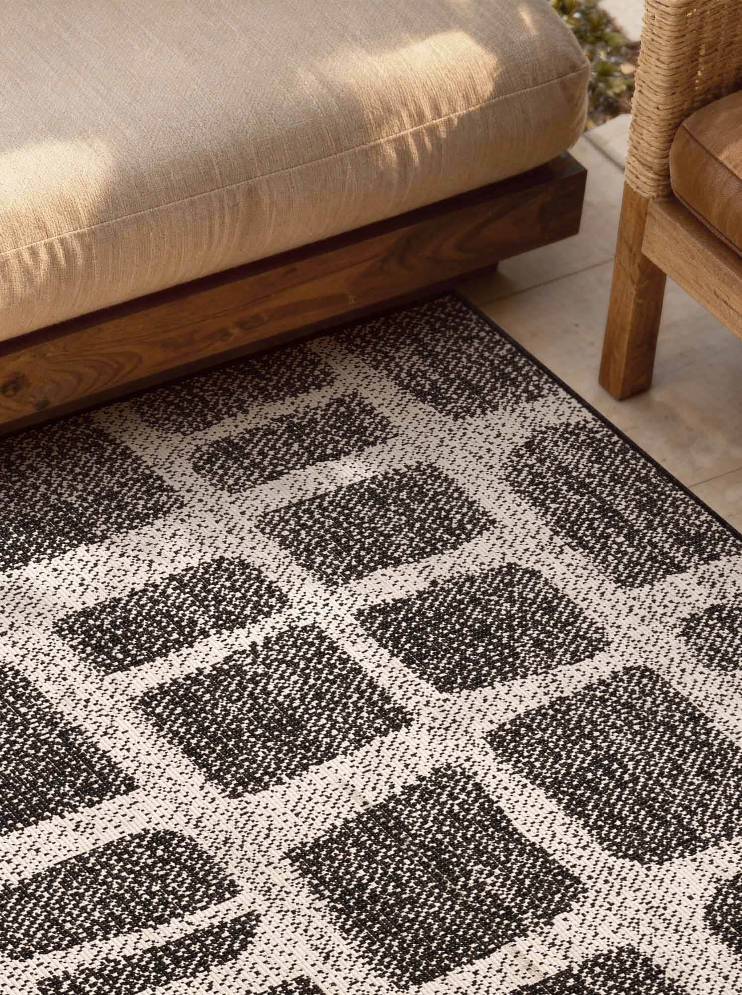 Ted Baker Tapis »Ruskin , Wendeteppich« Rectangulaire 8 mm Höhe Designteppich, Wetterfest, Pflegeleicht, Modern, Wohnzimmer, Terrasse