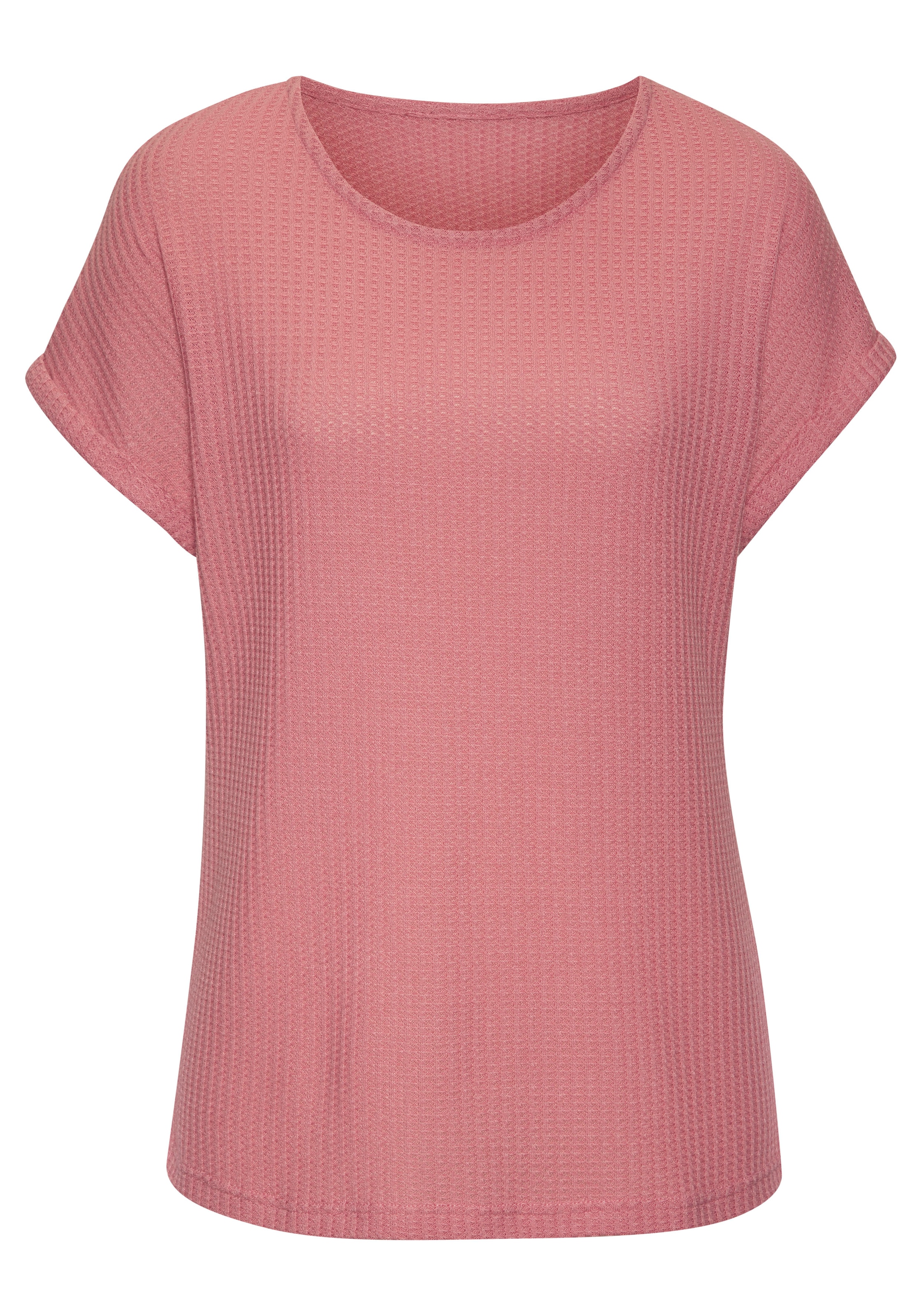 Vivance Kurzarmshirt »aus luftiger Piqué-Qualität« sommerliches T-Shirt