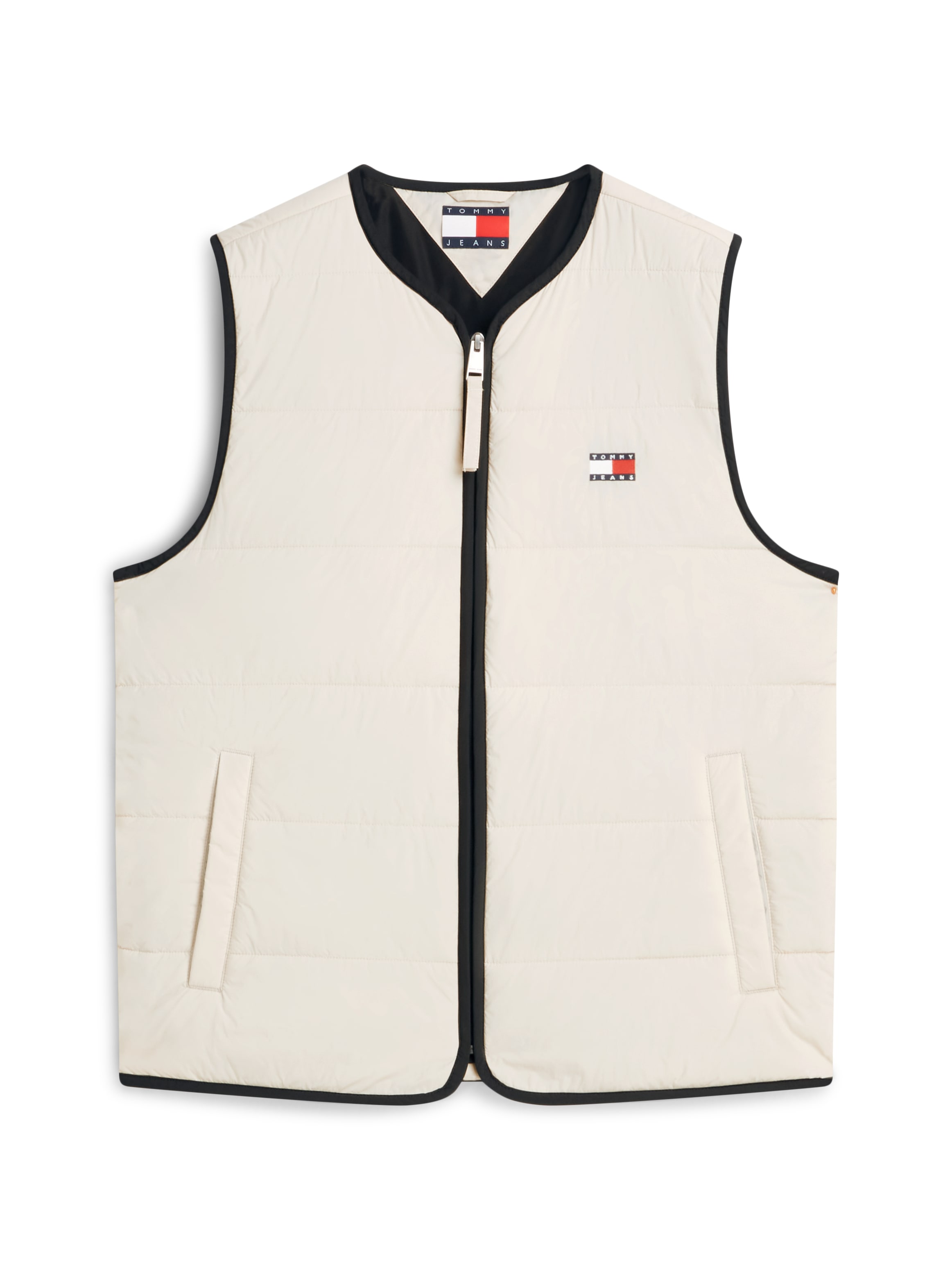 Tommy Jeans Gilet matelassé »TJM HERITAGE FLAG QUILTED« Underliner Regular fit avec col rond