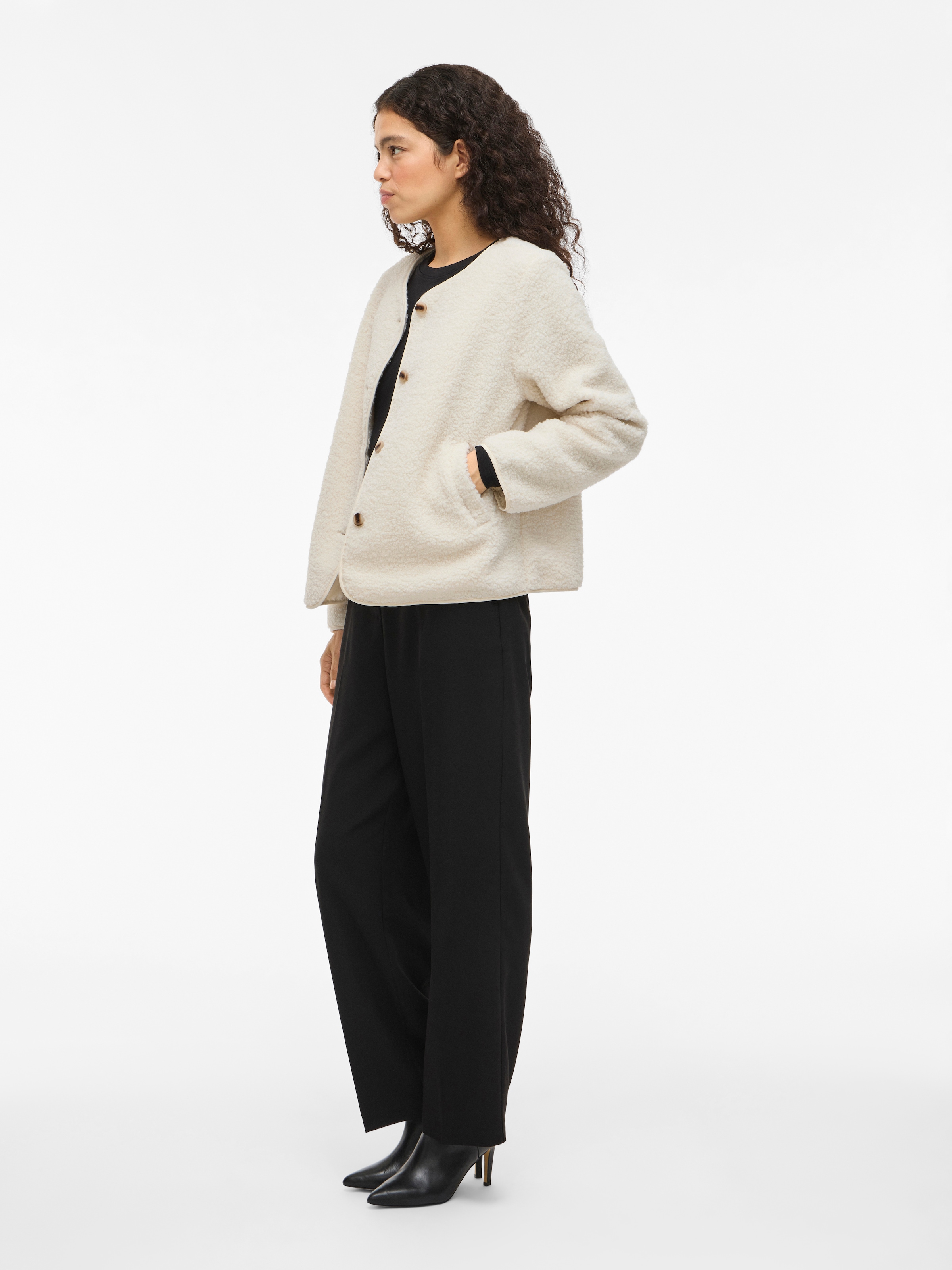 Vila Veste en peluche »VIADA TEDDY JACKET« fibre synthétique