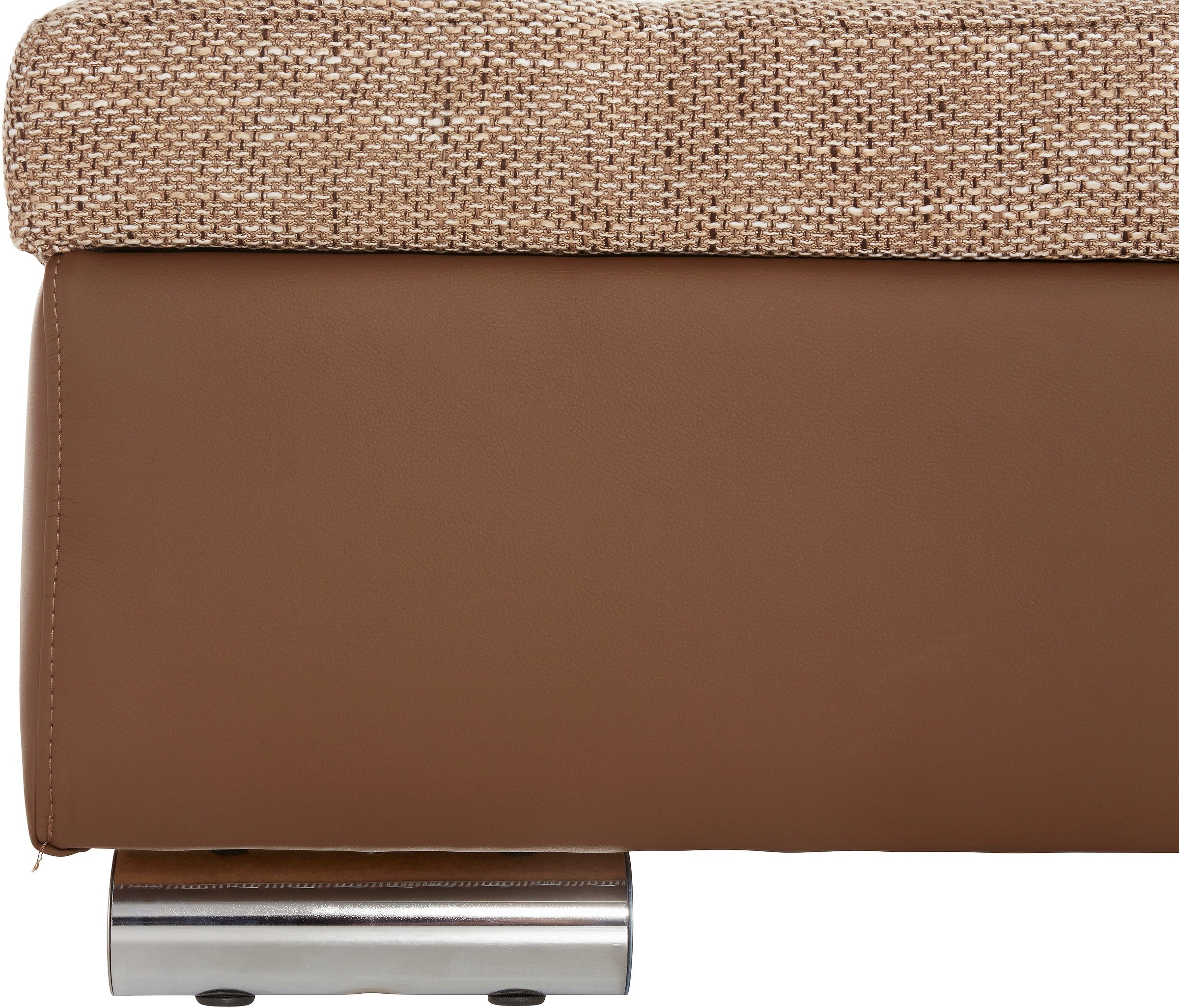 DOMO collection Tabouret »Treviso XXL: B/T/H:  161/60/41 cm« mit Stauraum, auch in Cord, passend zur Serie, moderne Steppung