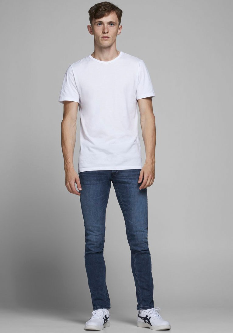 Jack & Jones Jeans slim »JJIGLENN  Slim-Fit mit Stretch und praktischer 5-Pocket-Form« Mélange de coton, coupe slim
