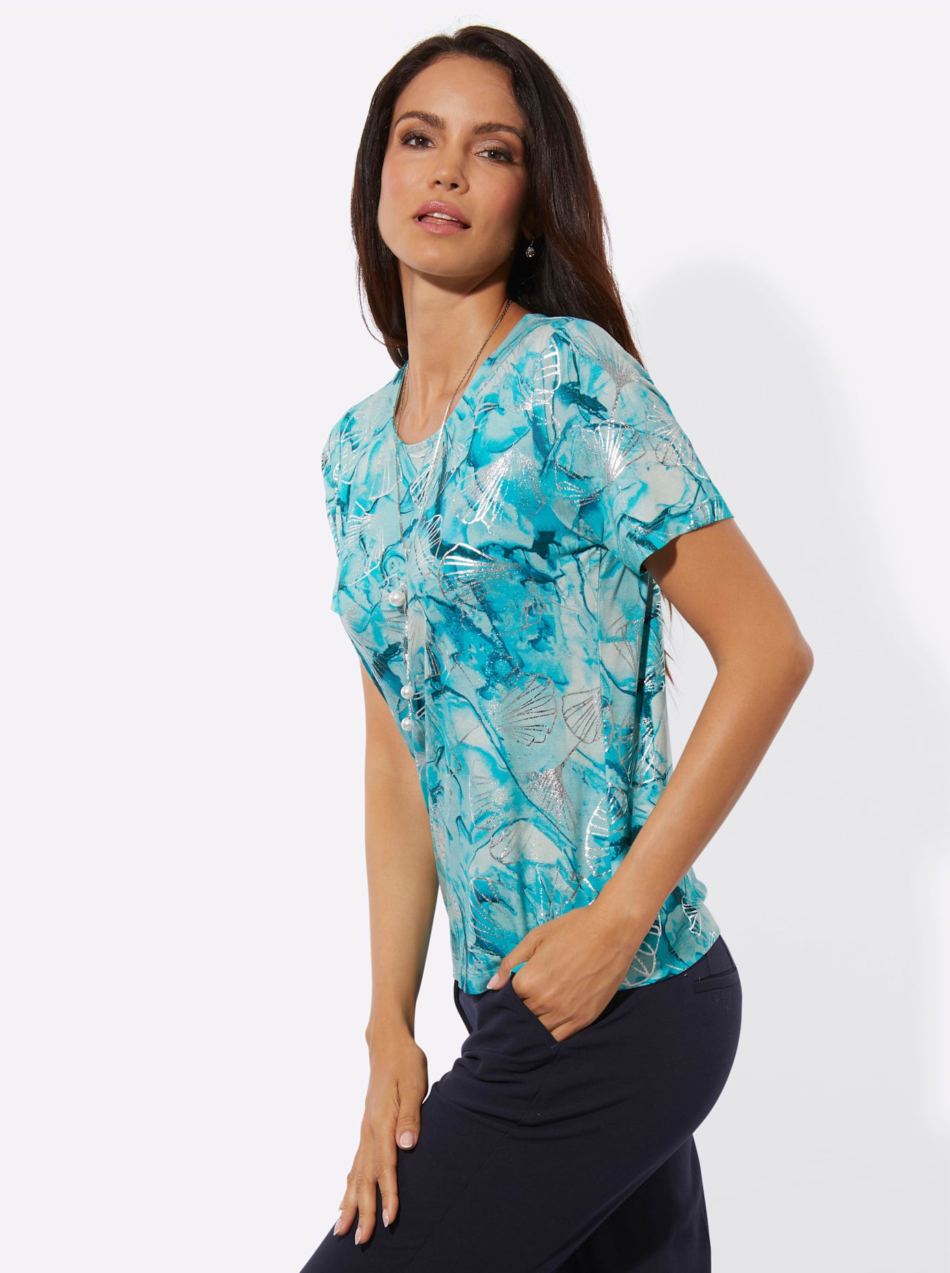 creation L Print-Shirt »Druck-Shirt« 1 tlg.