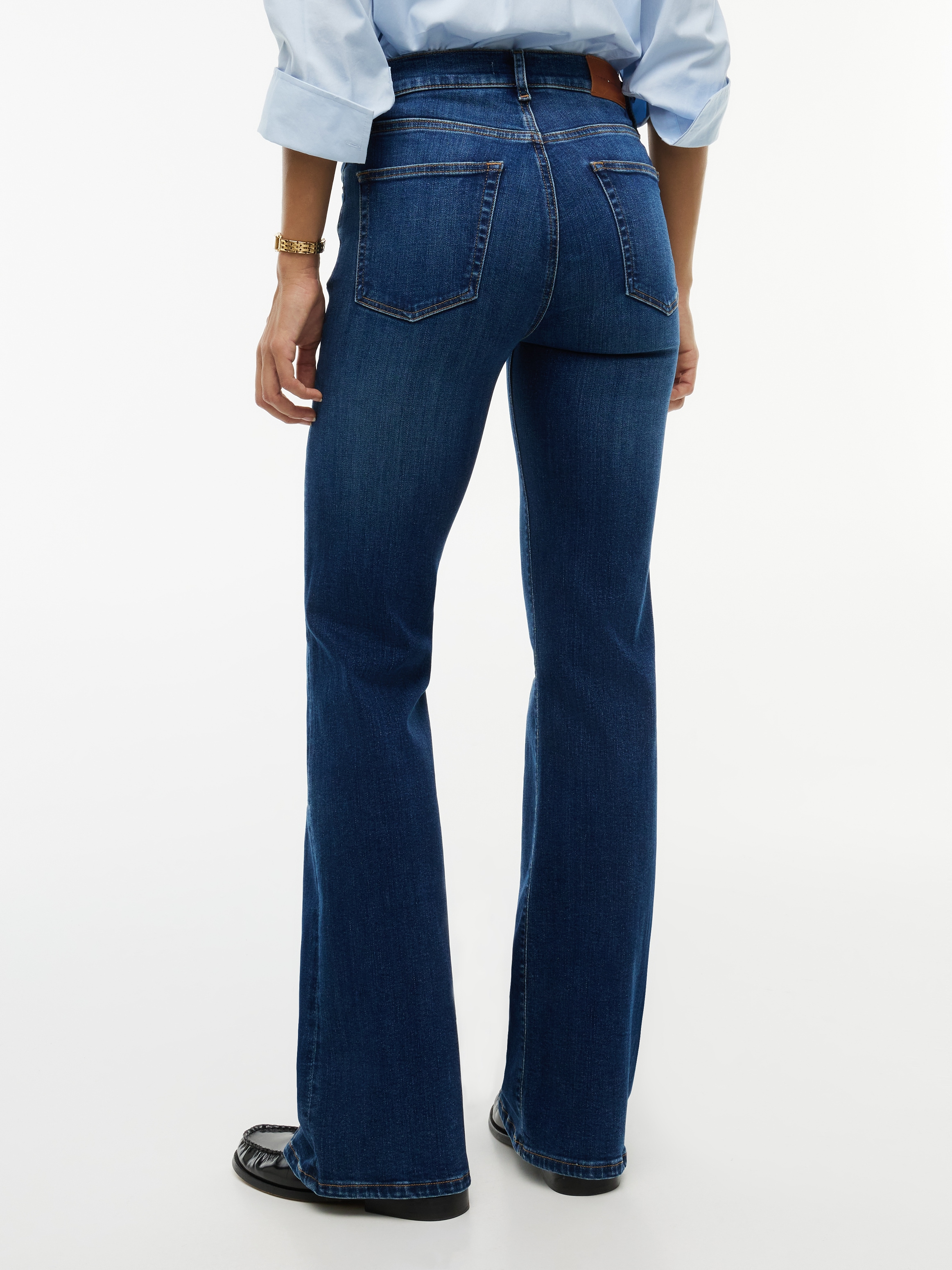Tommy Hilfiger Bootcut-Jeans »LUNA MID RISE FLARE ESSENTIAL« Baumwollmischung, in ausgestellter Form, mid waist