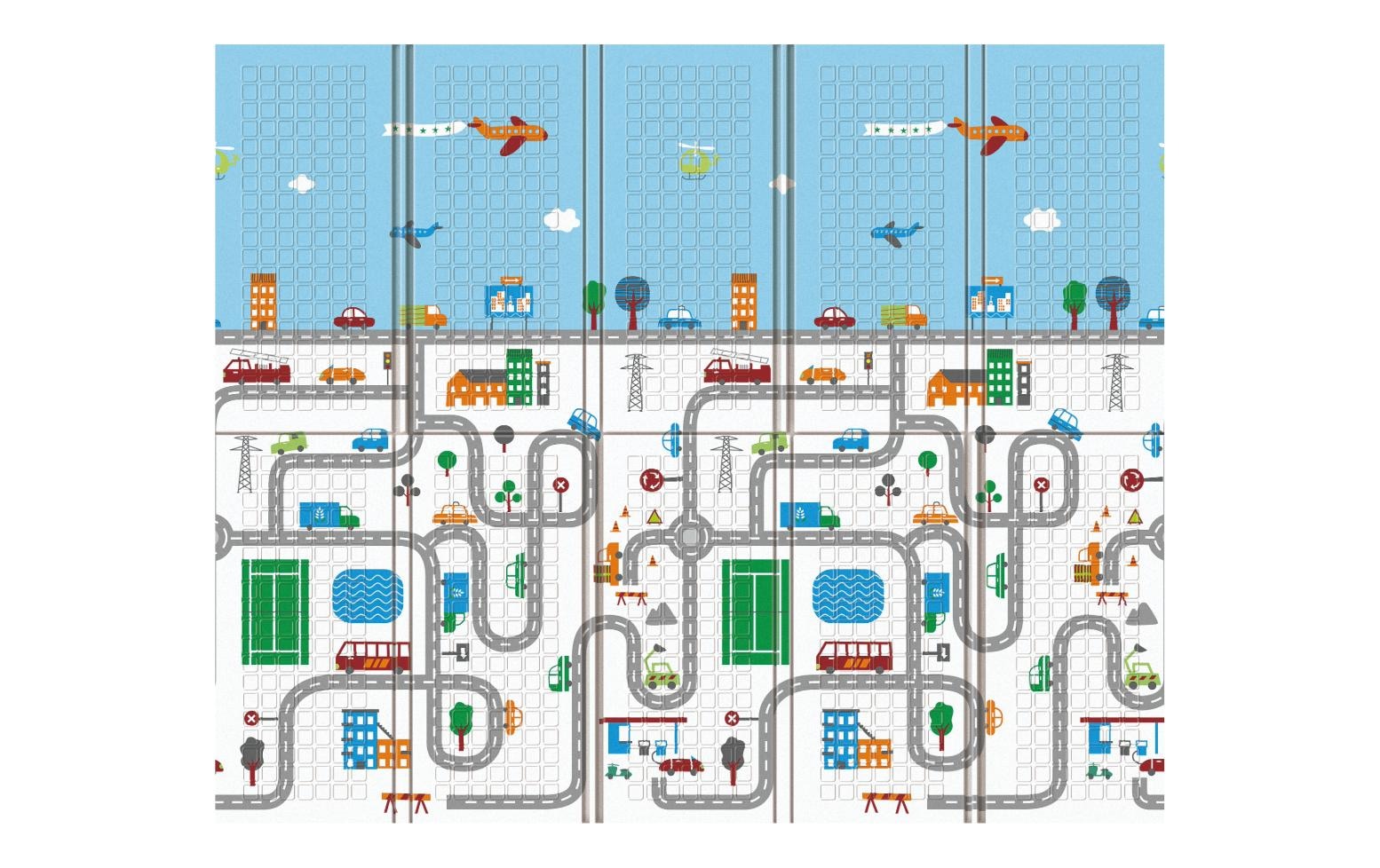   Tapis de jeu »Spielmatte Traffico, 180 x 200 x 1.5 cm«