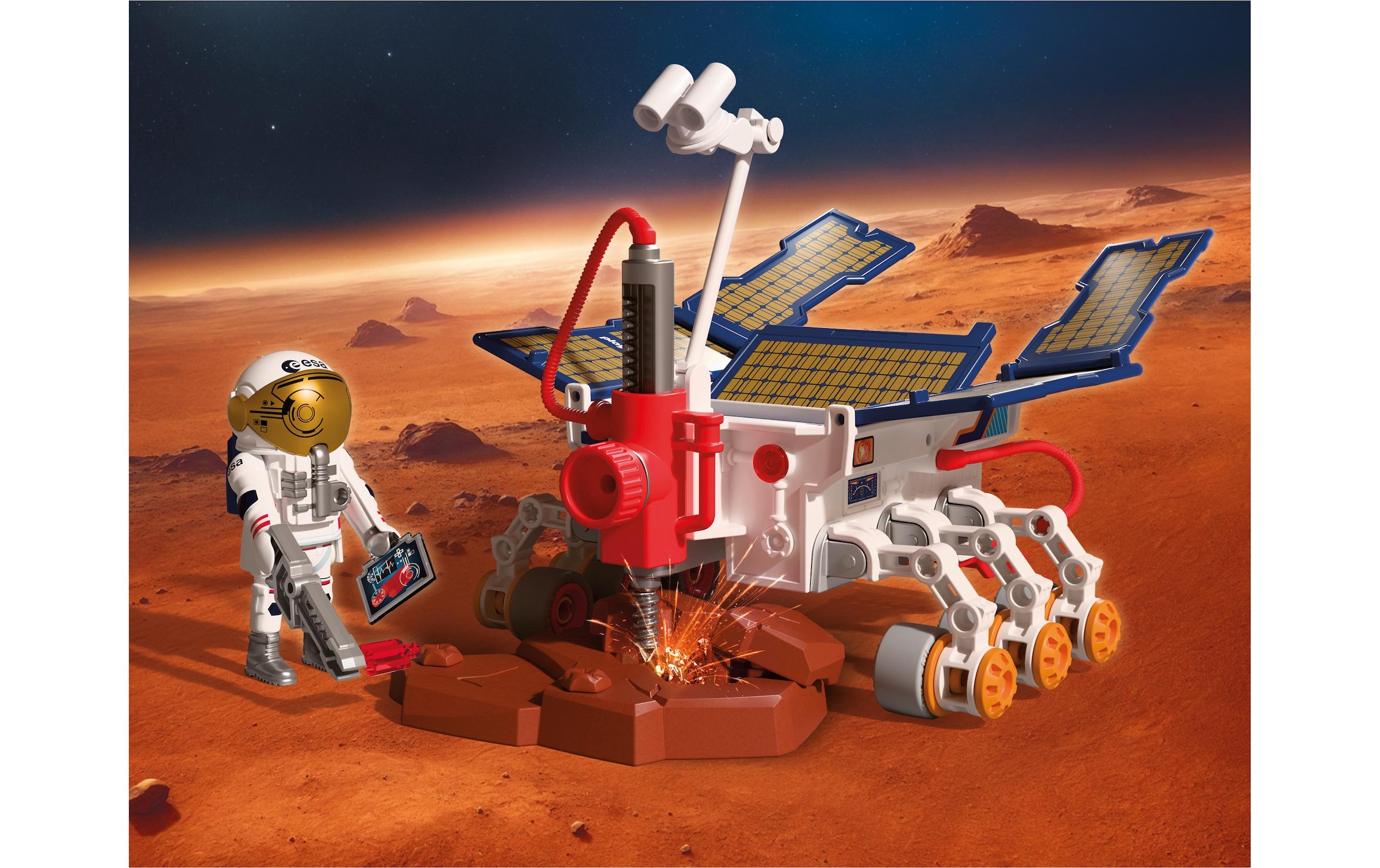 Playmobil® Konstruktions-Spielset »ESA: Mars-Erkundungsrover (72012), City Action«