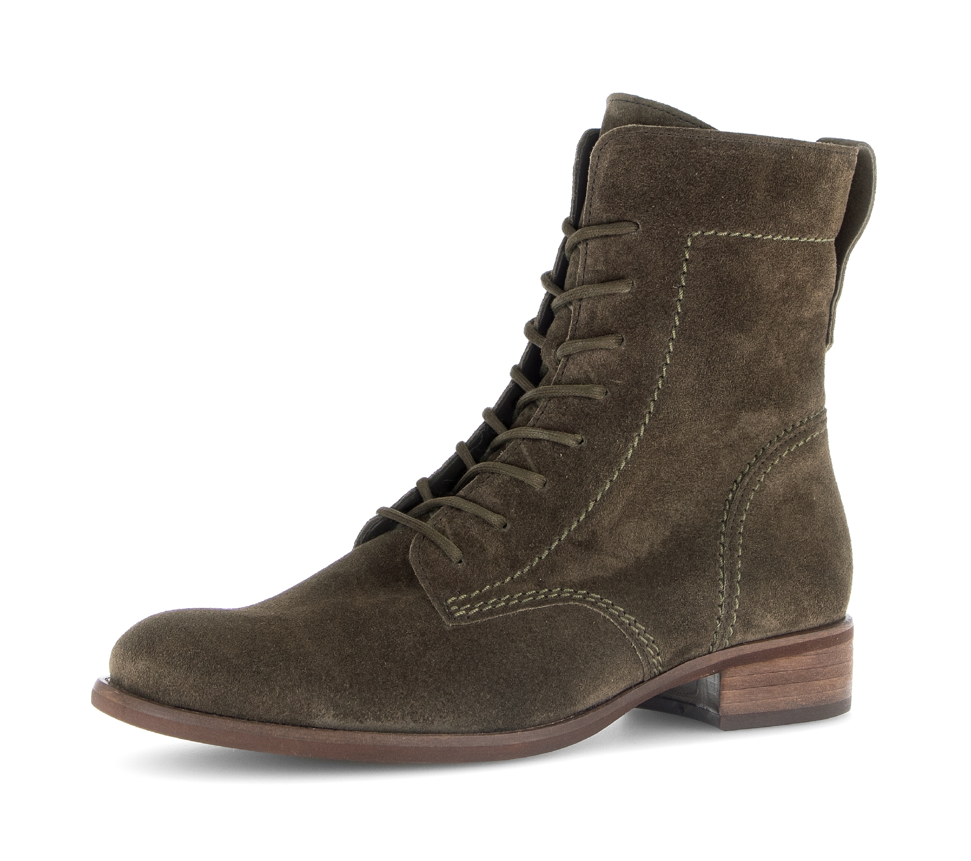 Gabor Schnürstiefelette  , Blockabsatz, Schnürboots, Herbtboots mit herausnehmbarer Fussbett