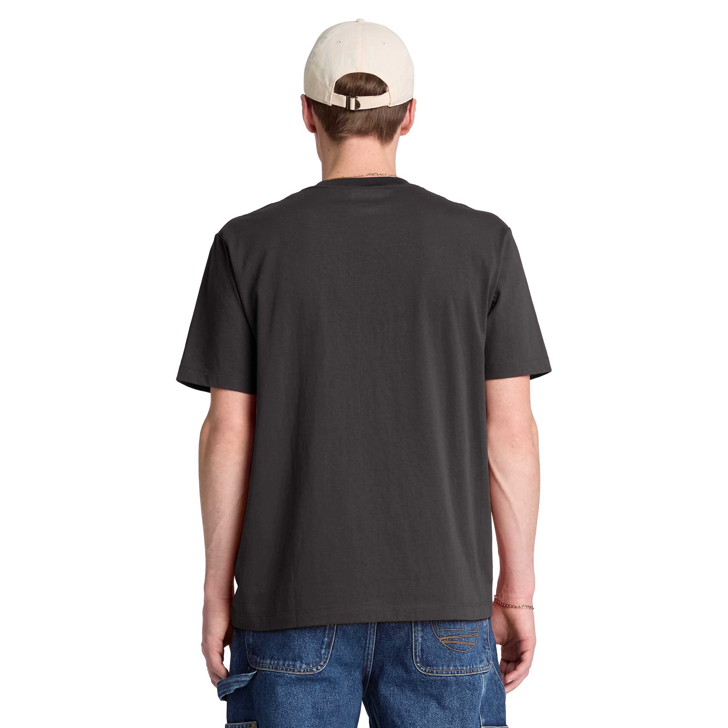 Timberland T-Shirt »ESTABLISHED 1973 - SS Embroidered Tee« Kurzarm, mit Rundhalsausschnitt, aus Baumwolle, normale Schnittform
