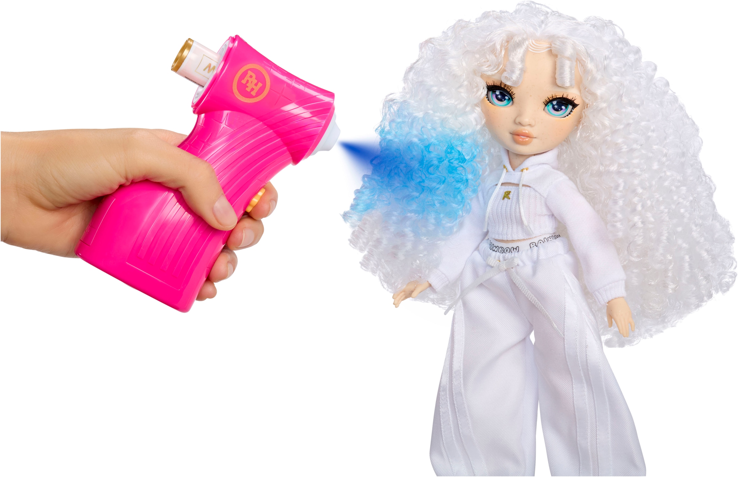 RAINBOW HIGH Anziehpuppe »Air Brush & Create Fashion Dolls -Green Eyes«