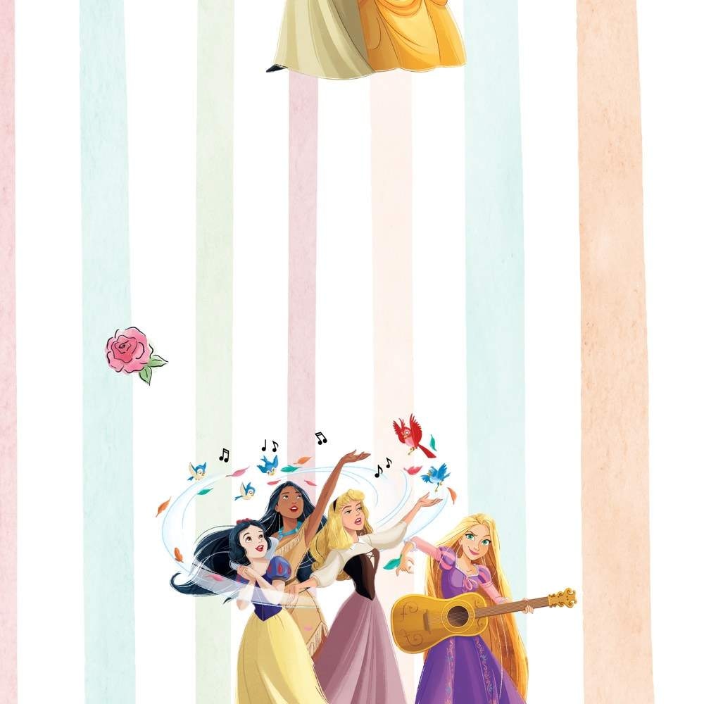 Komar Papier peint intissé »Disney Princesses Charmix« imprimé lisse rouleau de 212 x 250 cm