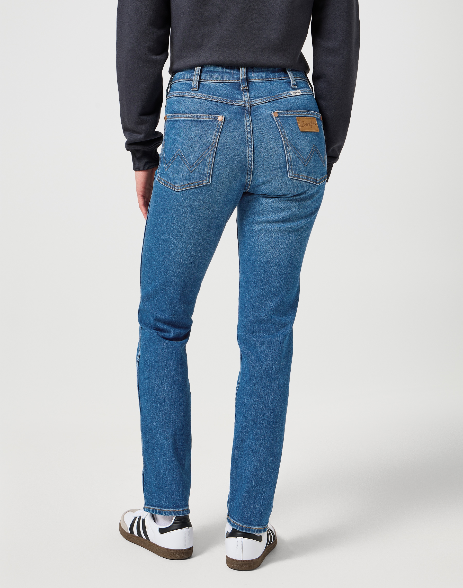 Wrangler Jeans à 5 poches avec coutures contrastées