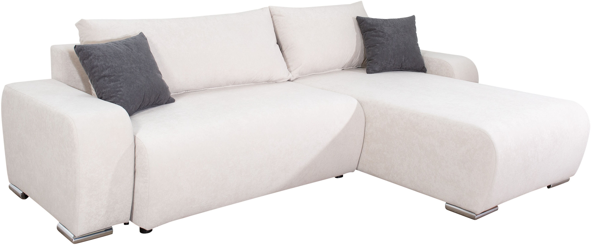 COLLECTION AB Ecksofa »Pia, L-Form, Breite 237 cm,  mit Schlaffunktion« inkl. Bettfunktion und Bettkasten
