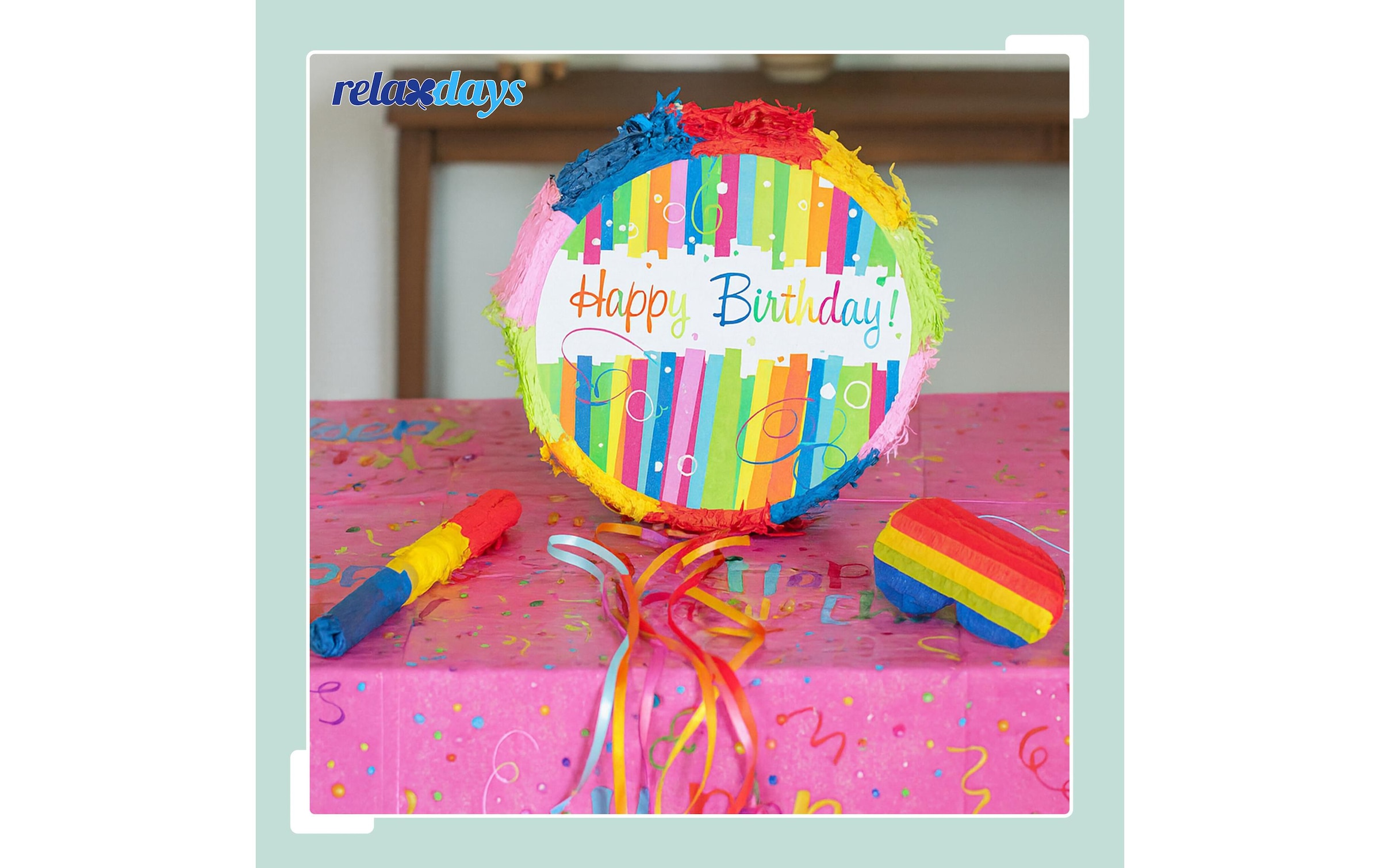 relaxdays Pinata »Geburtstag«