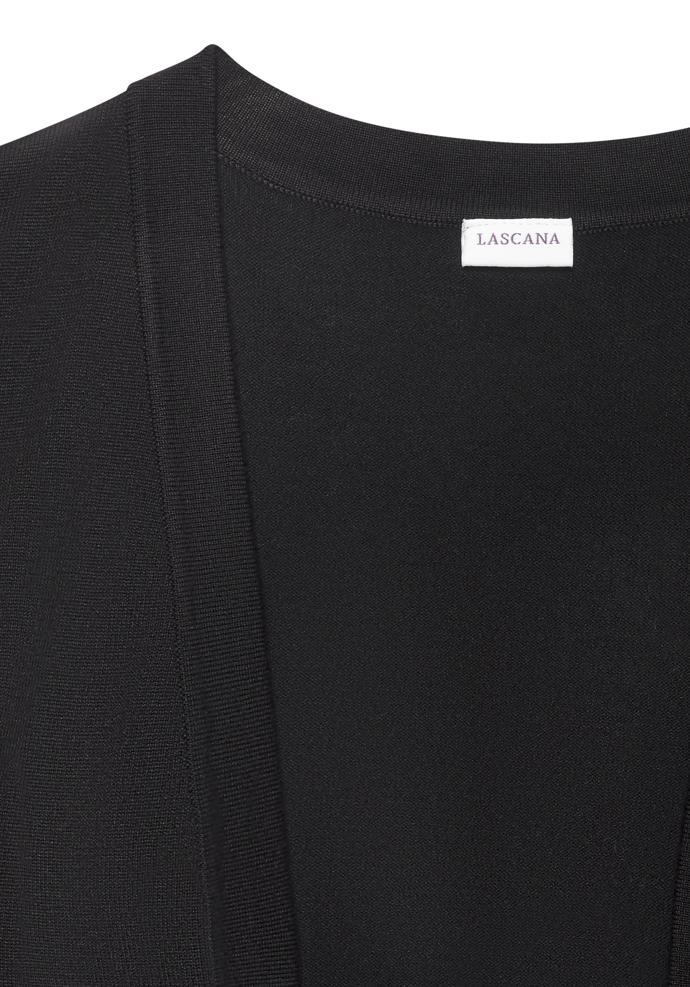 LASCANA Boléro en maille légère, gilet court, décontracté