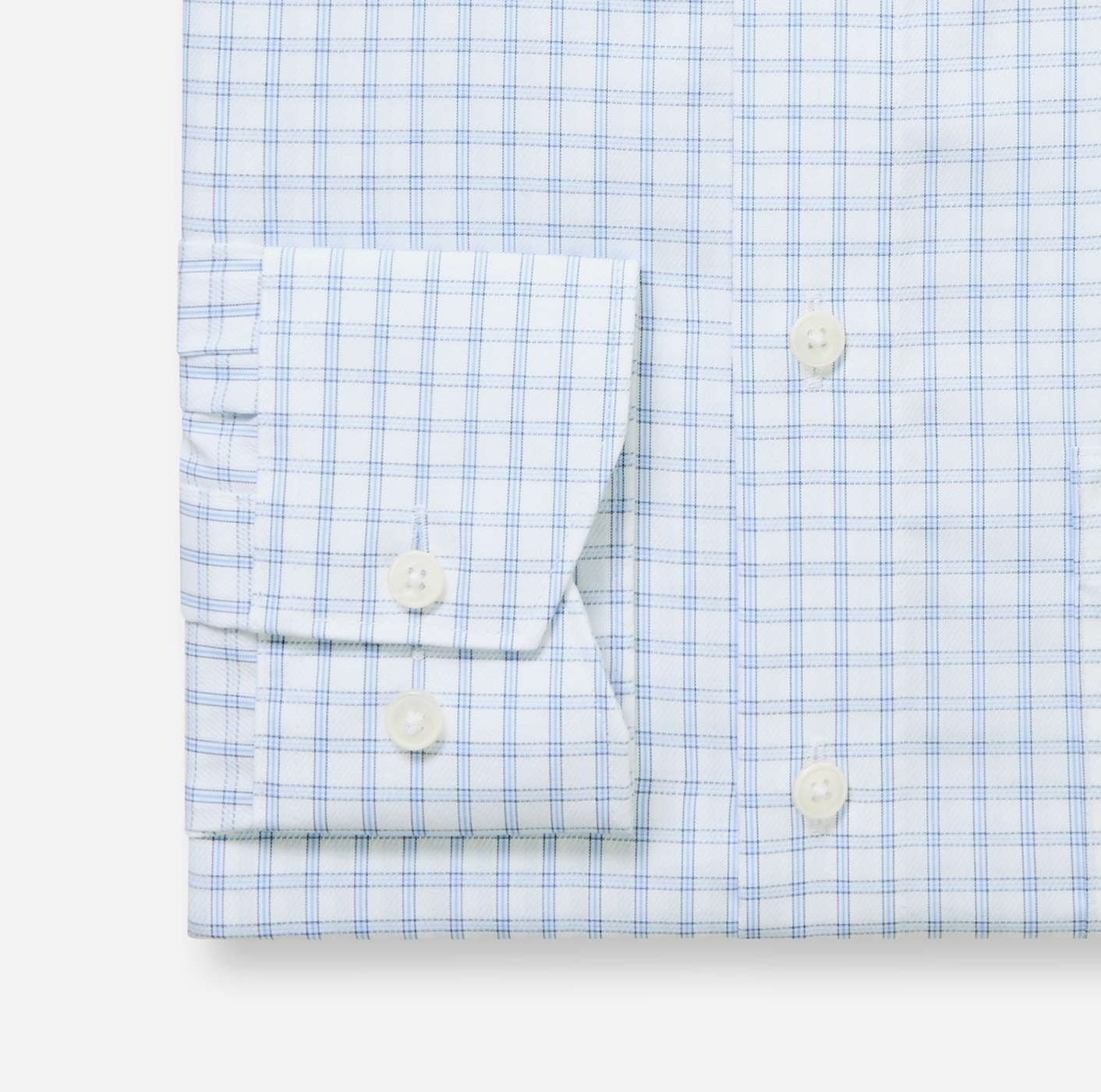 OLYMP Chemise à manches longues Businesshemd, kariert, Button-down-Kragen, comfort fit, formbeständig