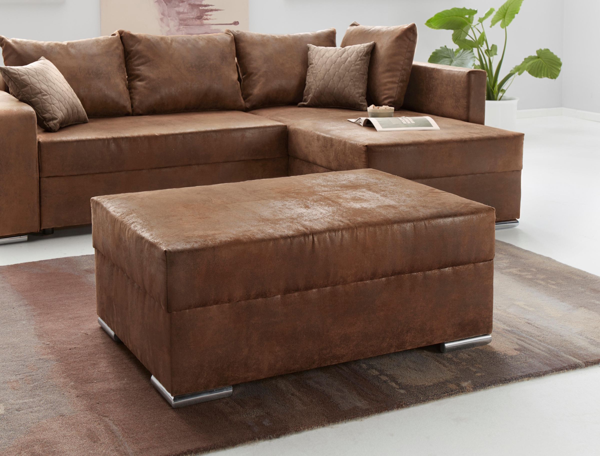 COLLECTION AB Tabouret »John, B: 100 cm« optional Federkernpolsterung