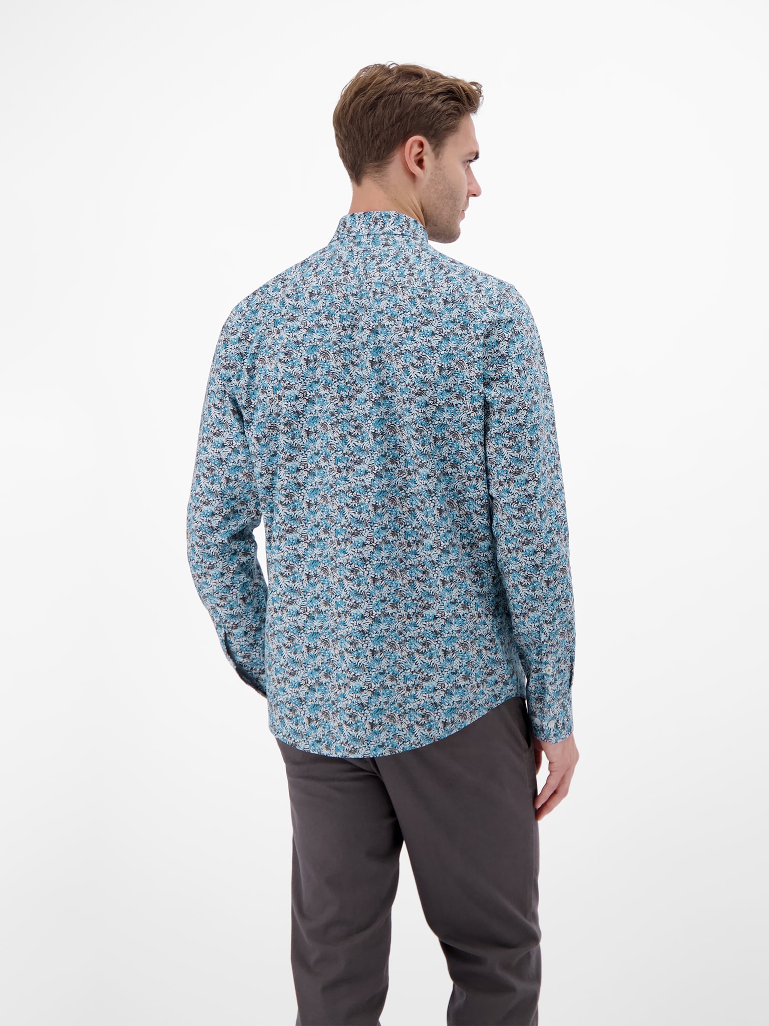 LERROS Chemise à manches longues mit grafischem Muster