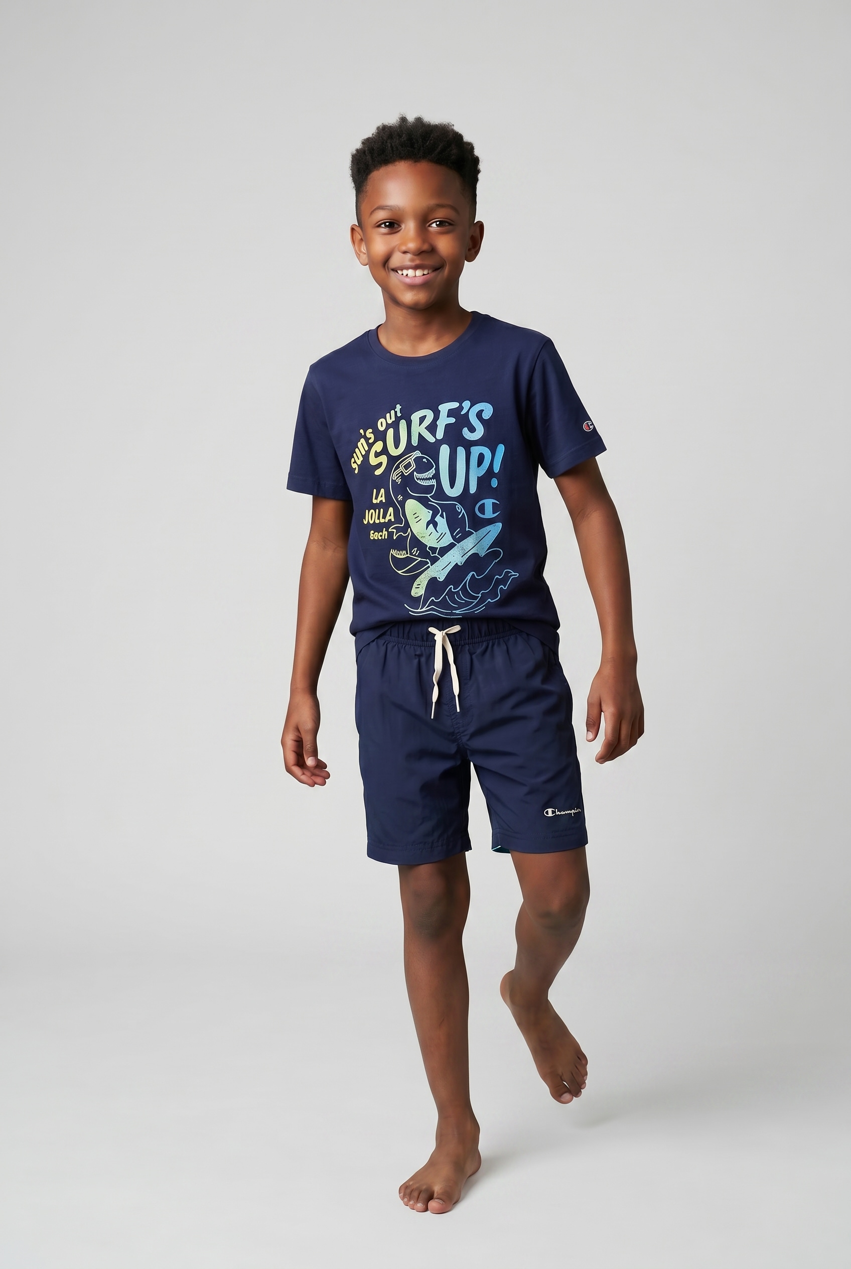 Champion T-shirt & short »Kids' Beach Set« 2 convient aux enfants et adolescents, en coton