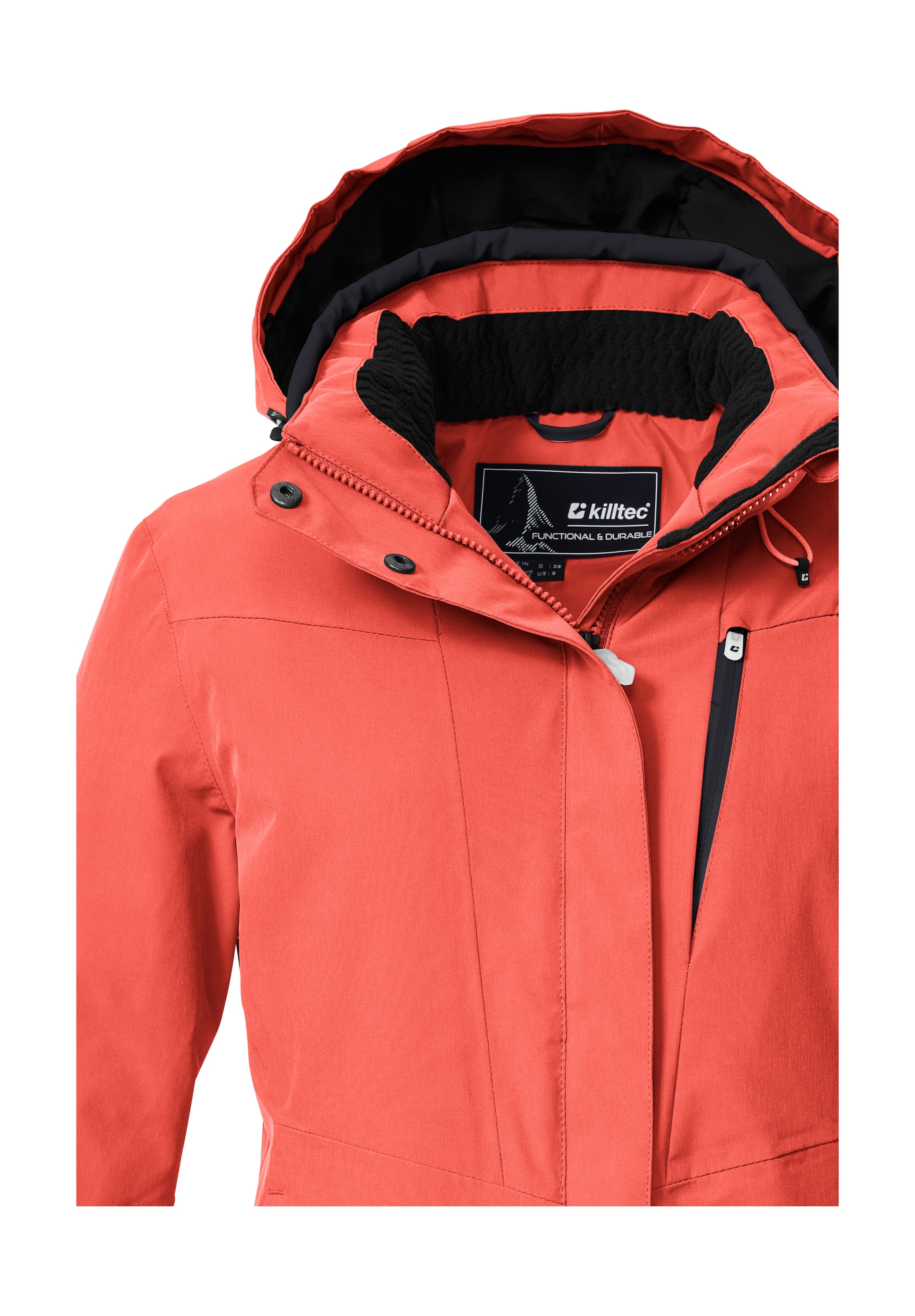 Killtec Veste de ski »KSW 25 WMN SKI JCKT« Atmungsaktive, wasserdichte Skijacke mit abnehmbarer Kapuze