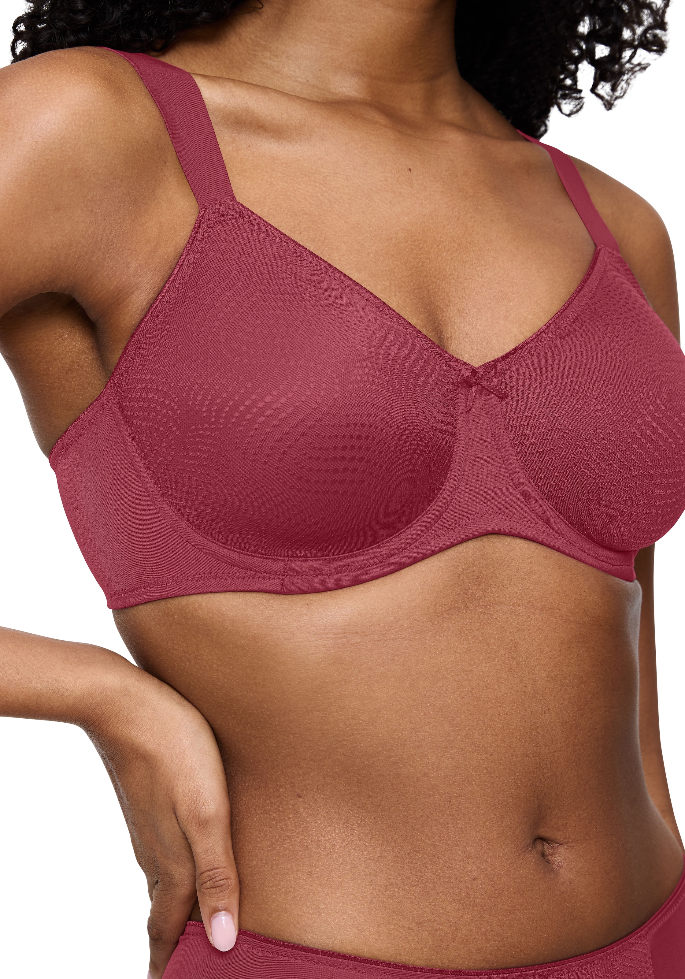 Triumph Soutien-gorge minimisant »Essential Minimizer« schimmerndes Jacquard-Muster, mit Bügel