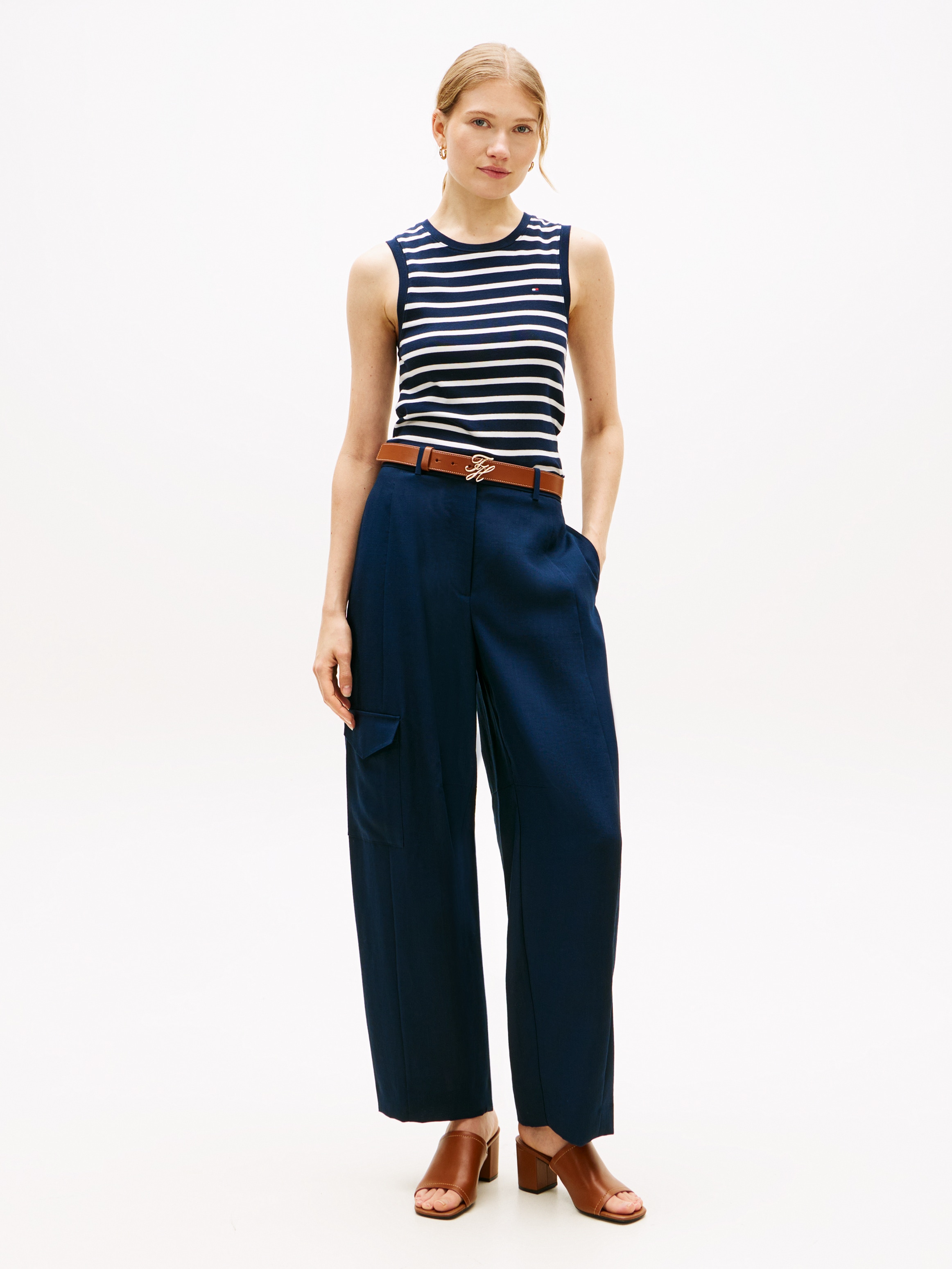 Tommy Hilfiger Funktionstop »SLIM CODY C-NK TANK TOP« mit gerippter Textur