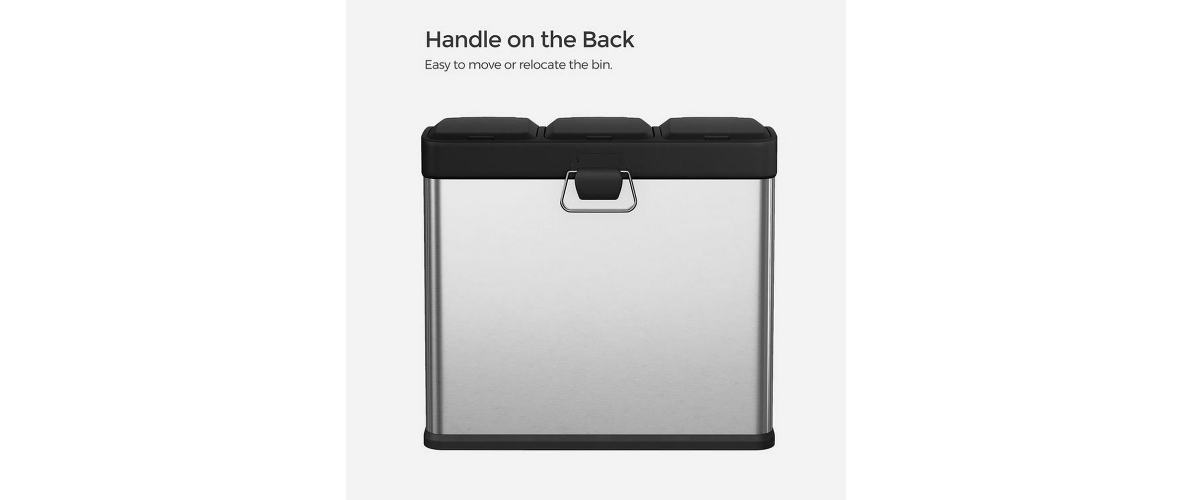 SONGMICS Mülleimer »24 l« 3 Behälter