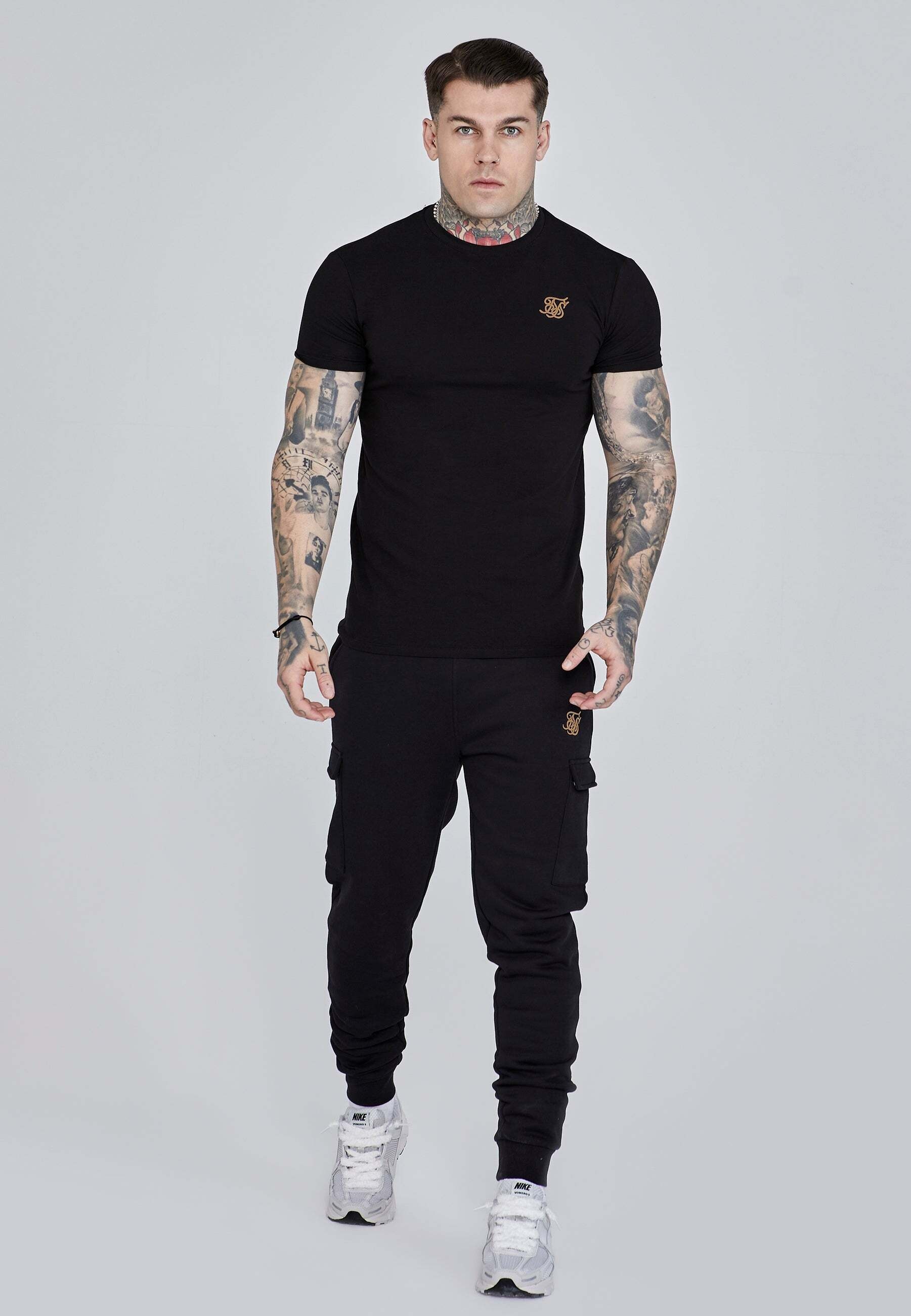 Siksilk T-Shirt »Siksilk T-Shirt Muscle Fit T-Shirt«