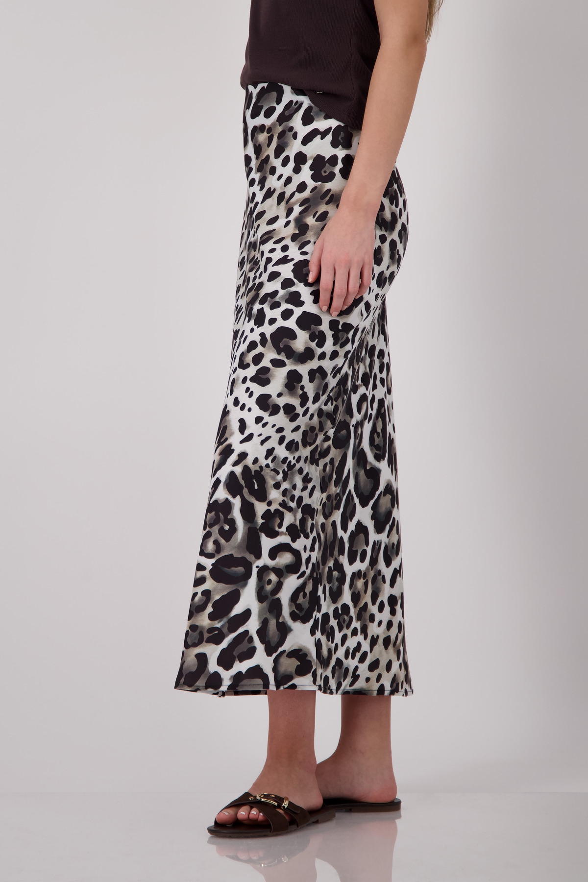 Monari Maxi jupe »Rock Leo Allover« Regular fit mit Leomuster