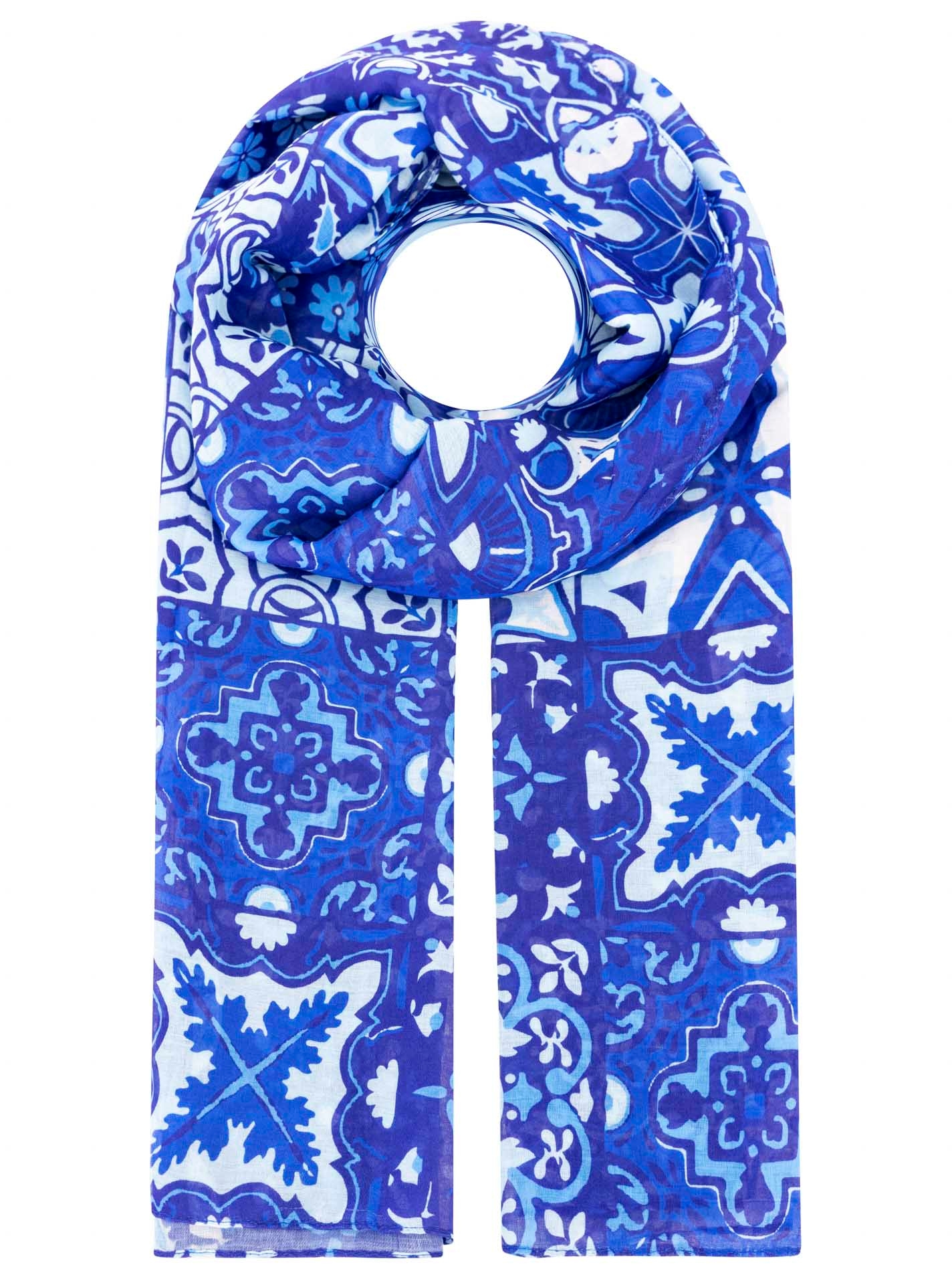 Zwillingsherz Écharpe »"Mosaik"« klassisches Muster, transparent