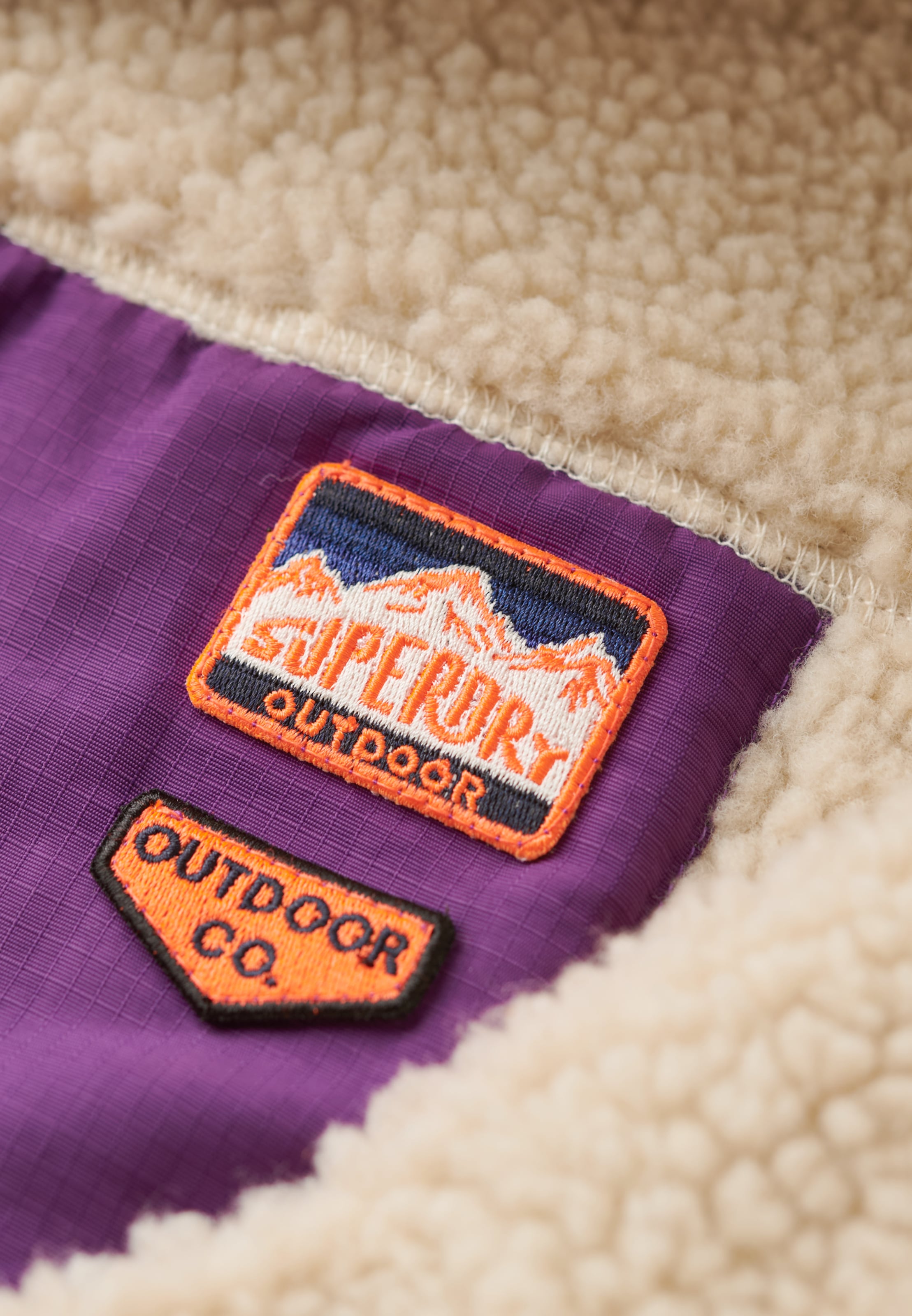 Superdry Pull en polaire »VINTAGE RETRO HALF ZIP FLEECE«
