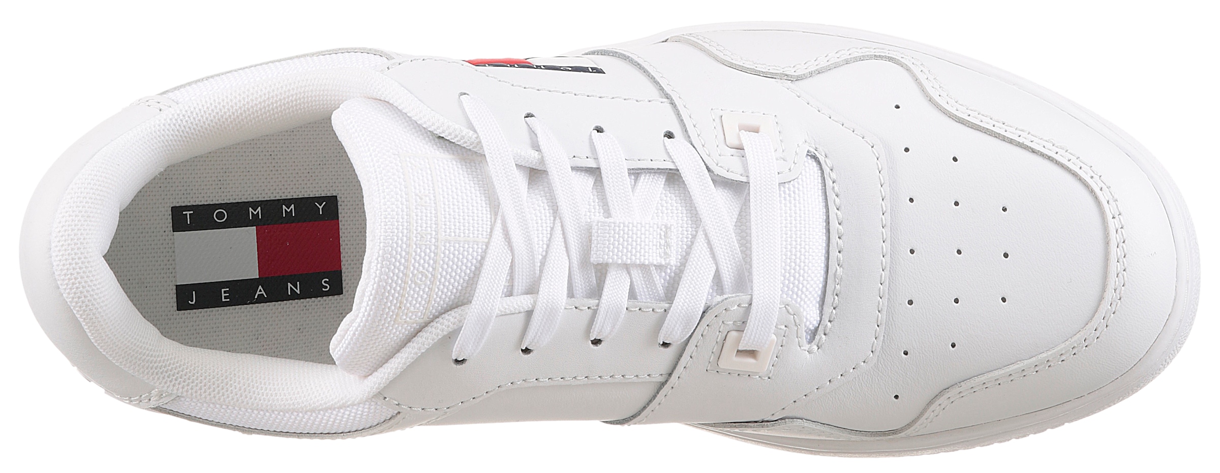 Tommy Jeans Sneaker »TJM RETRO BASKET ESS«  , Freizeitschuh, Halbschuh, Schnürschuh mit Schaftrandpolsterung