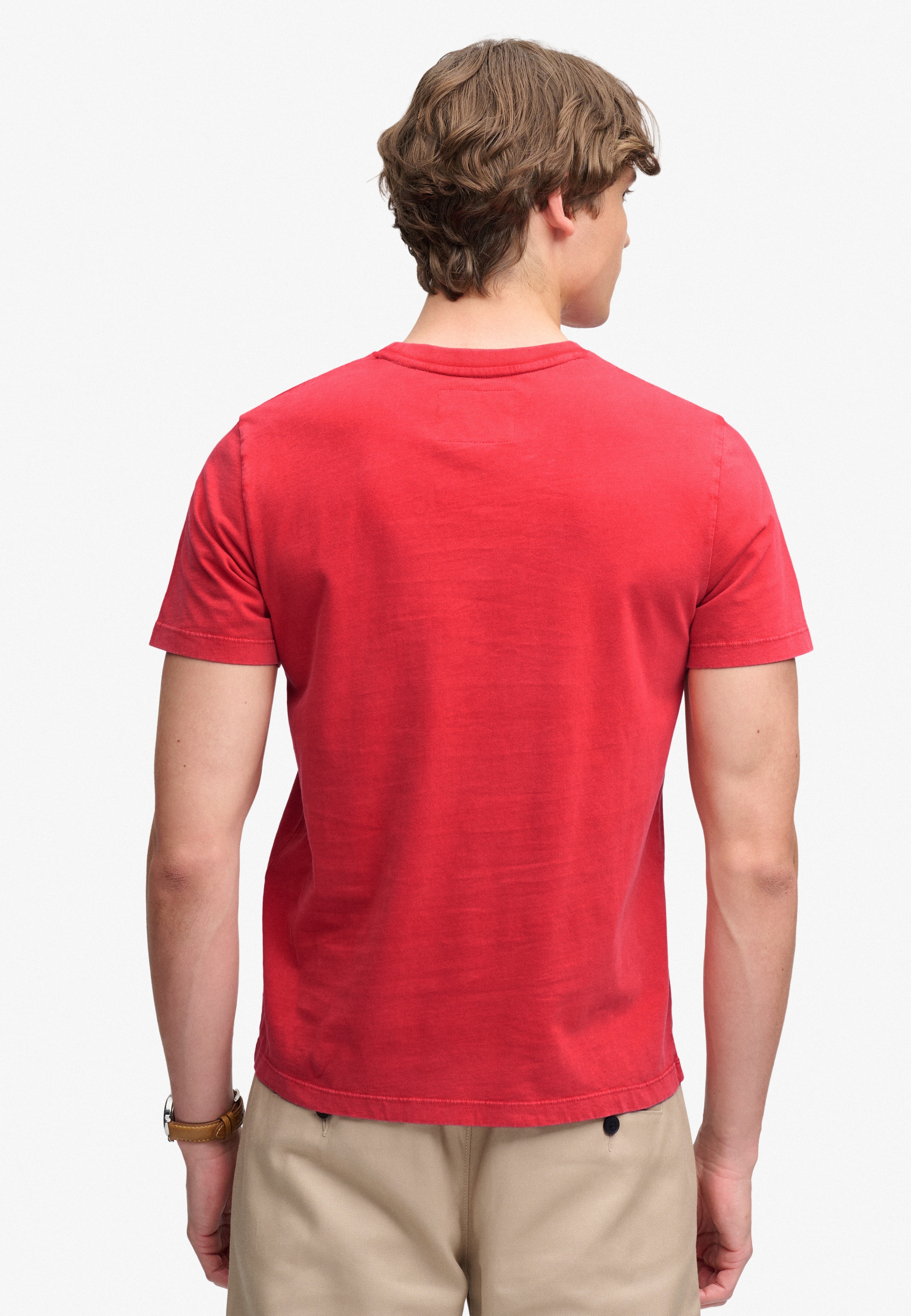 Superdry Shirt à col rond »VINTAGE SCRIPT TEE« coton, coupe décontractée