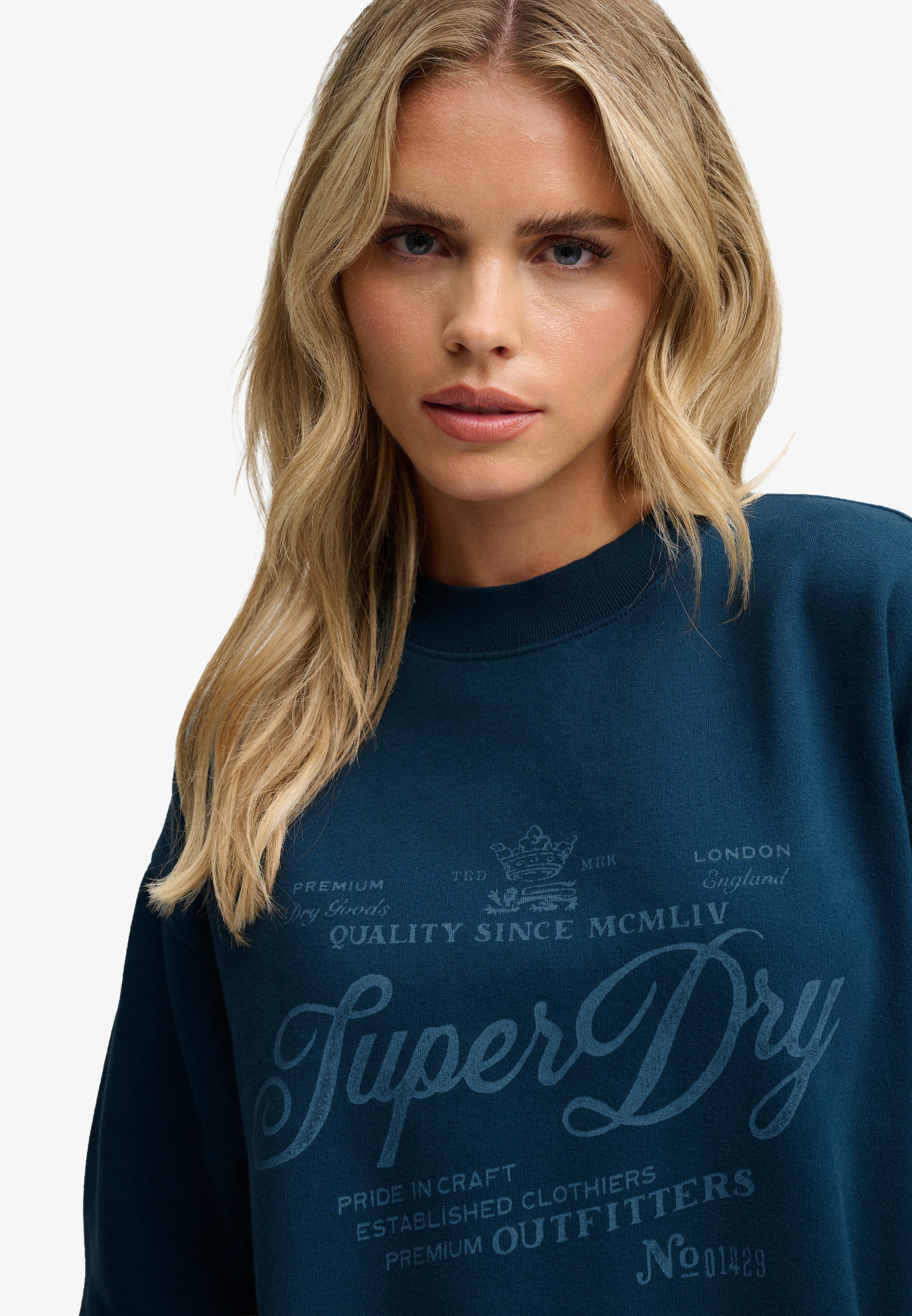 Superdry Sweatshirt »VINTAGE WORKWEAR CREW«, Baumwollmischung, relaxed fit
