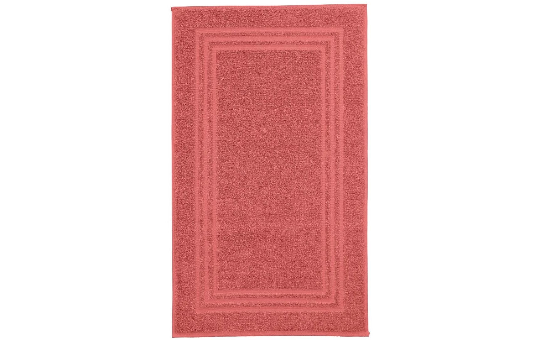 Kleine Wolke Badematte »Lodge« Höhe 80 mm beidseitig nutzbar Badteppich, Frottier-Qualität, Uni Farben, mit Bordüre