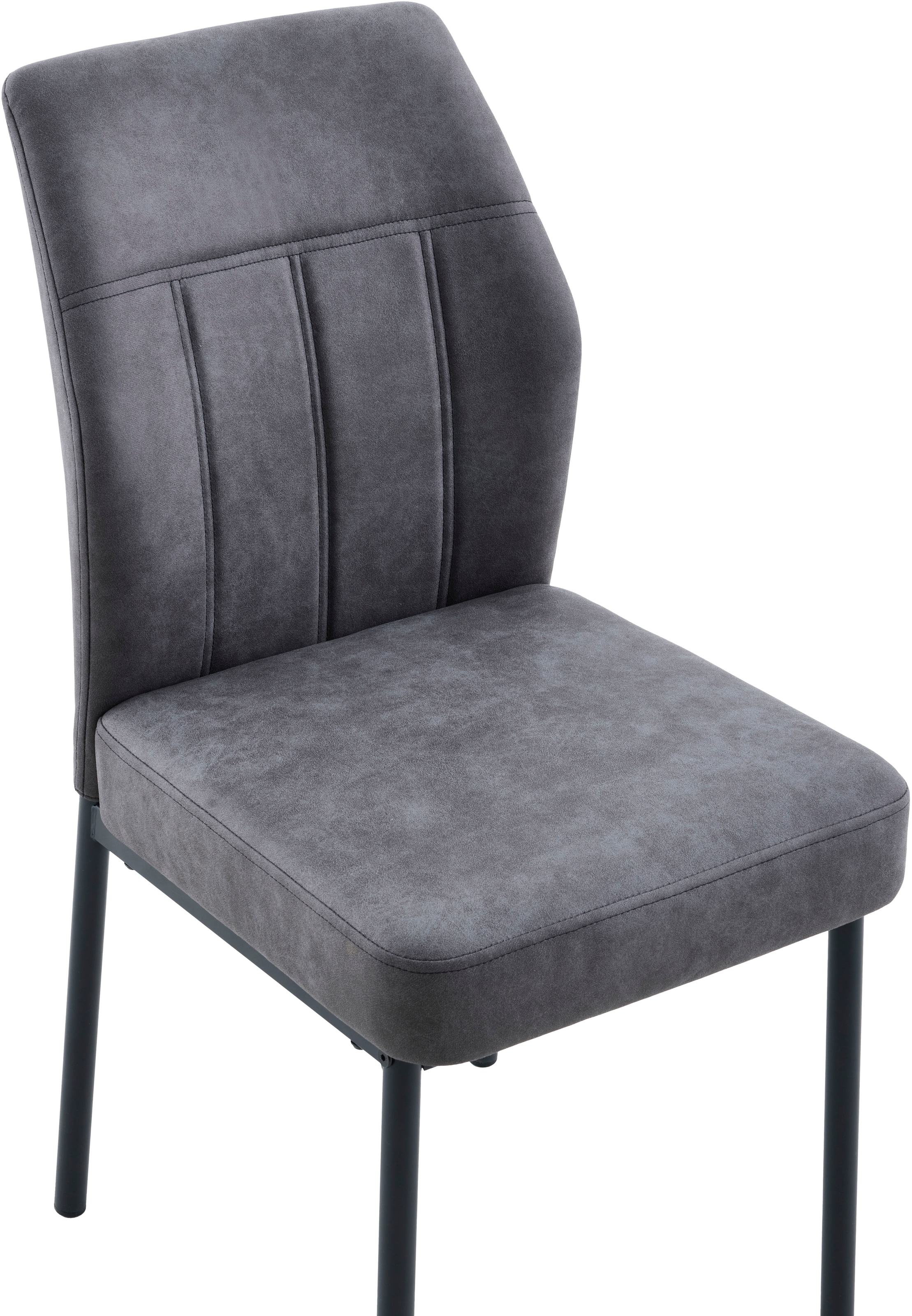 HELA Chaise à 4 pieds »ALMADA« (Ensemble) 2 cuis4-Fuss, Komfortsitz mit Federkorb, Vintage Optik