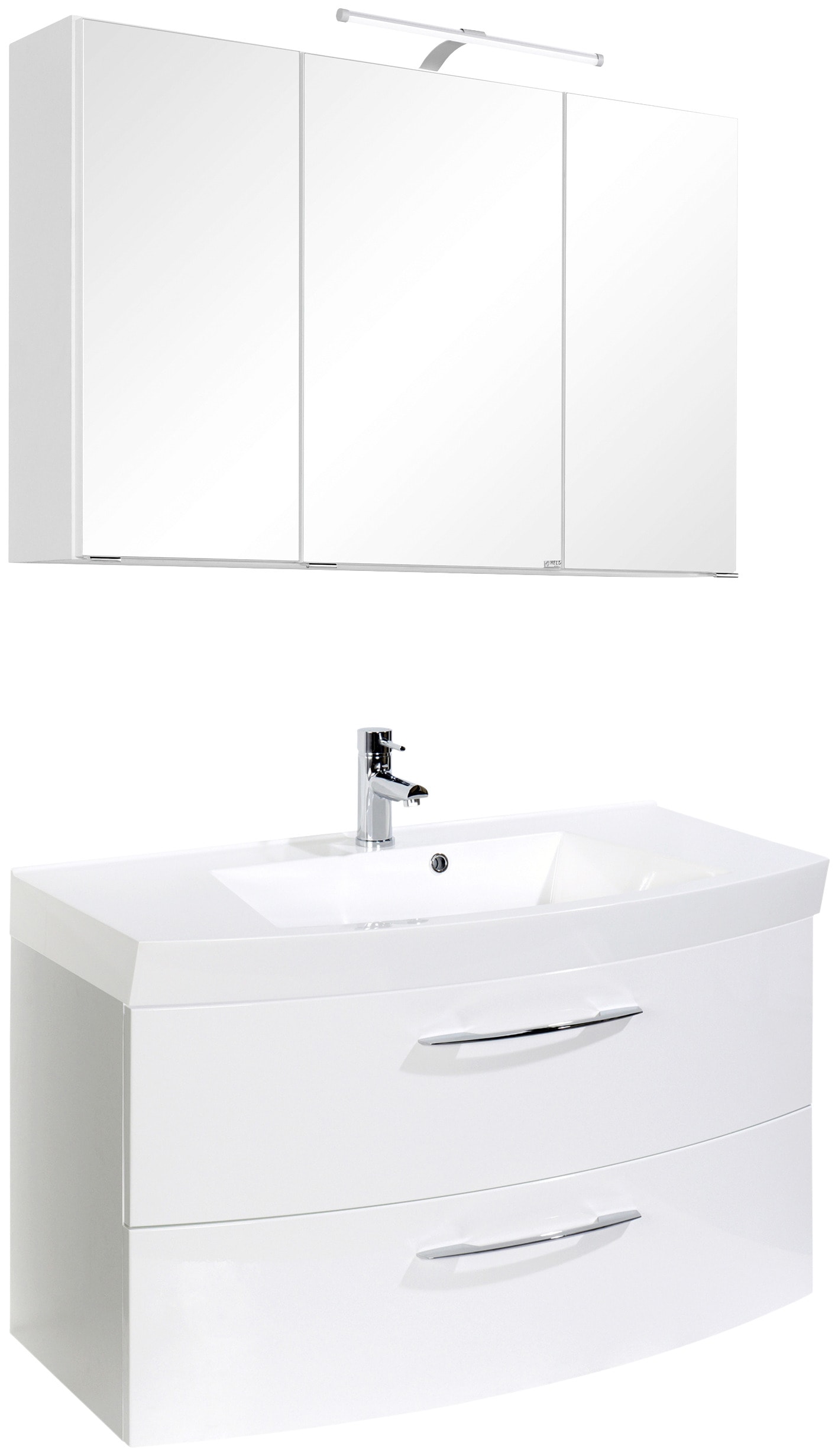 welltime Ensemble de meubles de salle de bain »Florida« 2 cuis tlg.