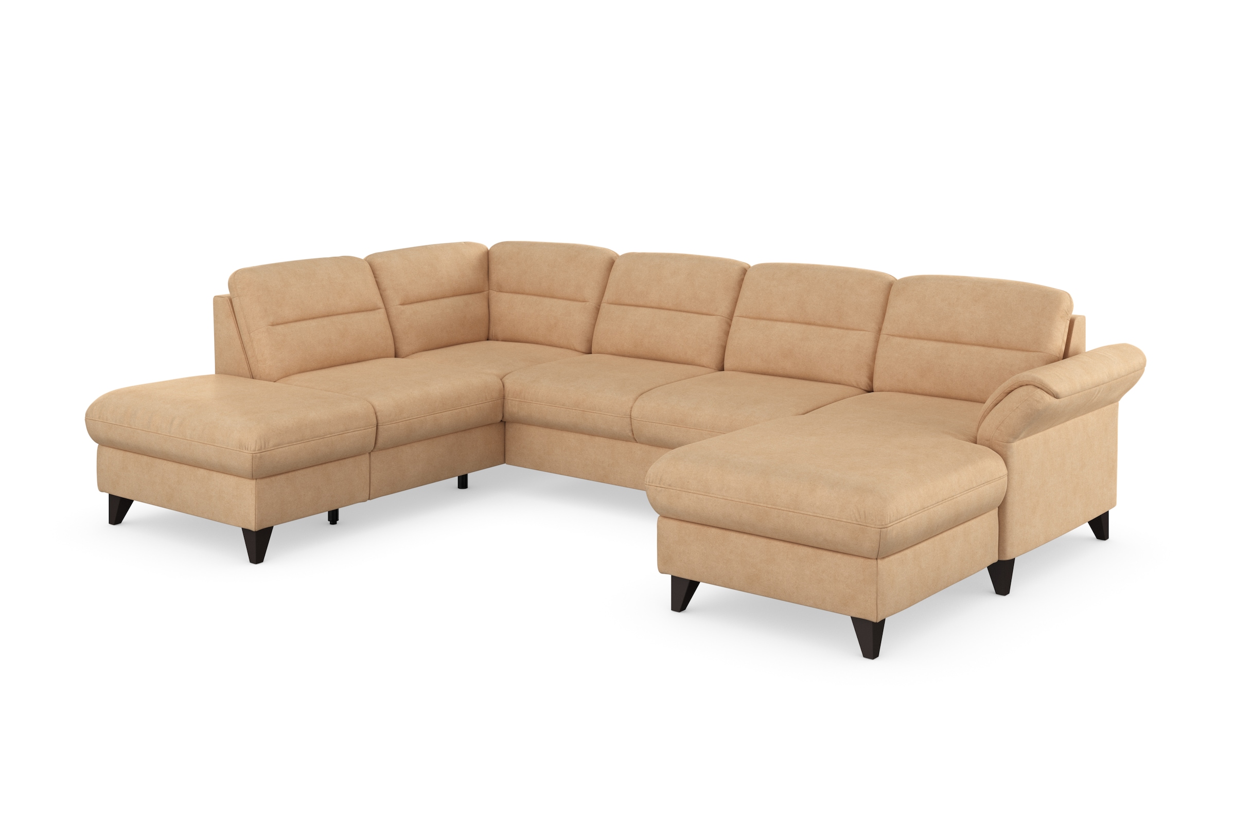 sit&more Paysage de salon »Mellum U-Form« Federkern, wahlweise mit Bettfunktion, Stauraum und Armteilfunktion