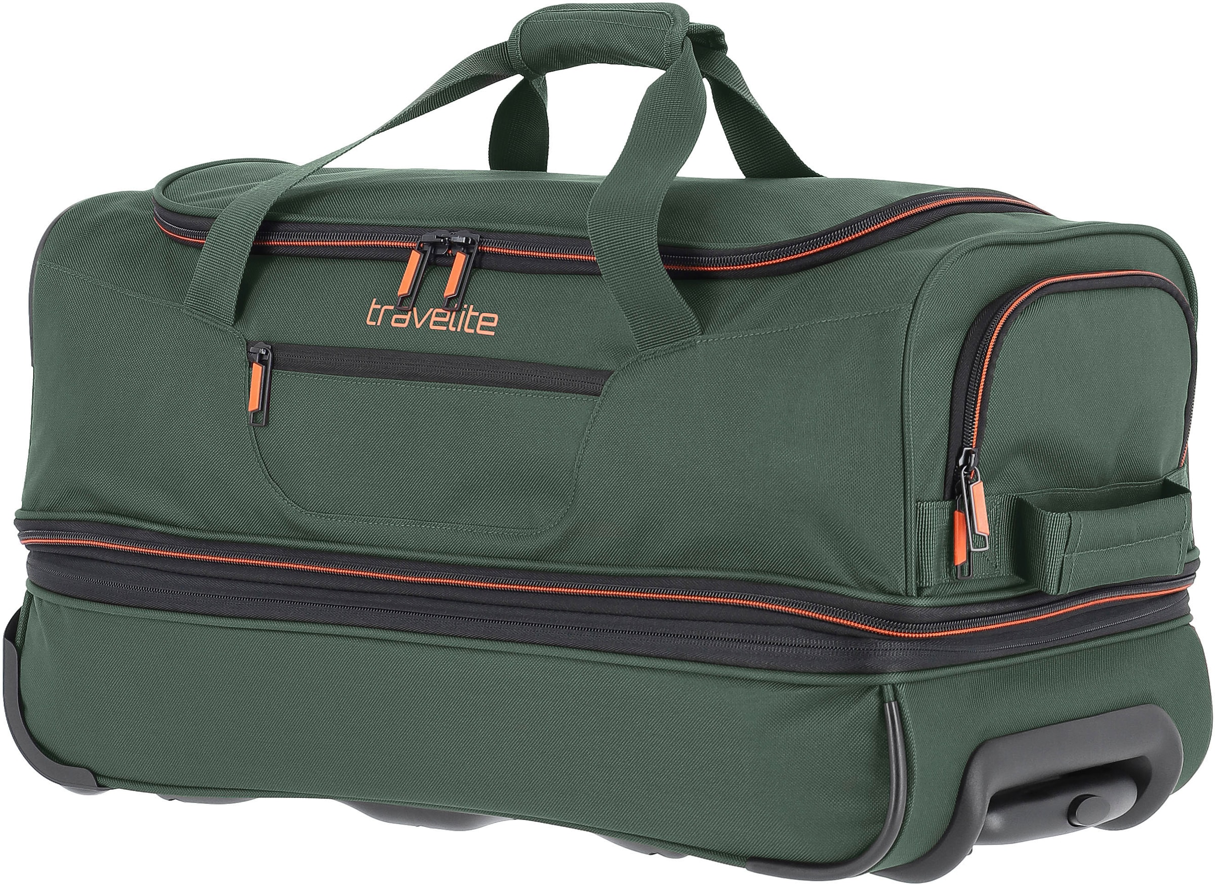 travelite Reisetasche »BASICS, verschiedene Grössen und Farben« Duffle Bag Reisegepäck Sporttasche Reisebag mit Trolleyfunktion
