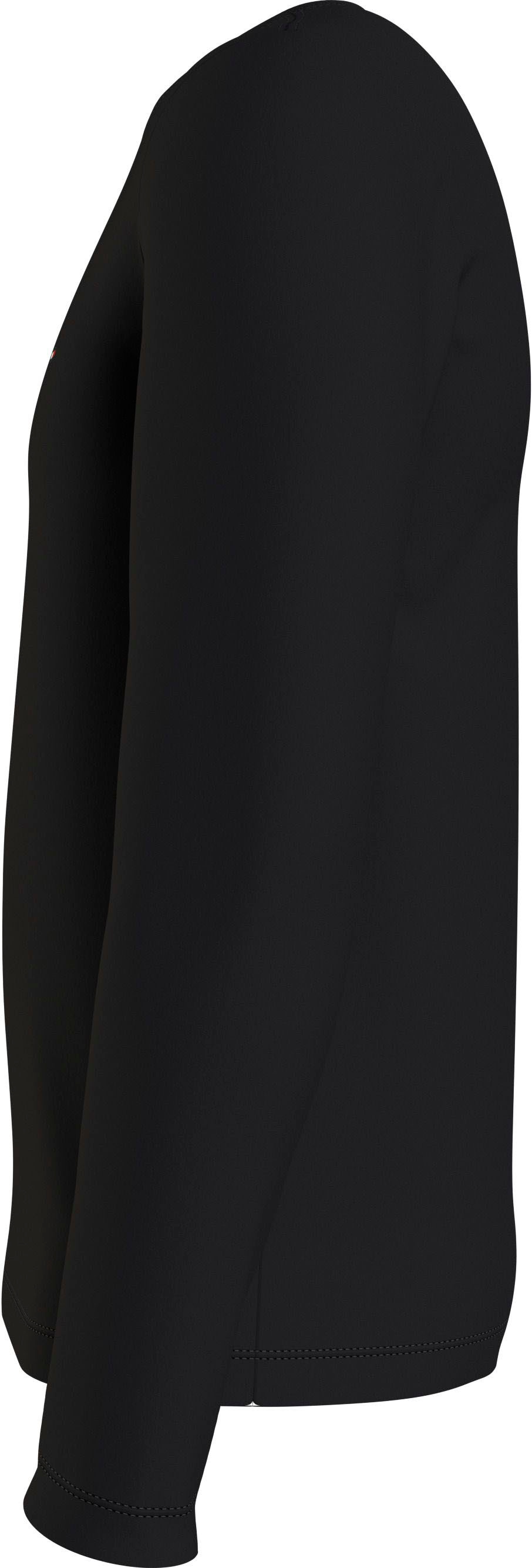 Tommy Hilfiger Big & Tall T-shirt à manches longues »BT-STRETCH SLIM FIT TEE-B mit Rundhals und Logo« unifarben, casual, slim fit, Baumwollmix, Rundhals, grosse Grössen