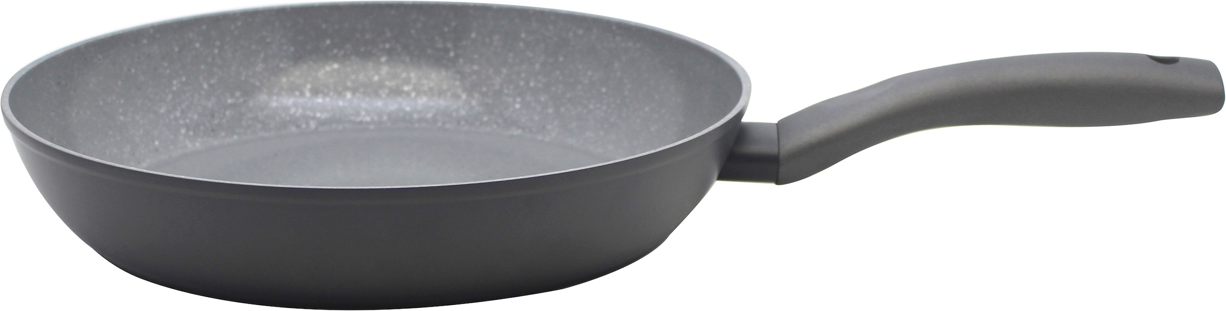 Elo Basic Poêle à frire »Colorio mit farbigem Protektor« Aluminium 1 tlg. hellgrau mit passendem Pfannenschoner