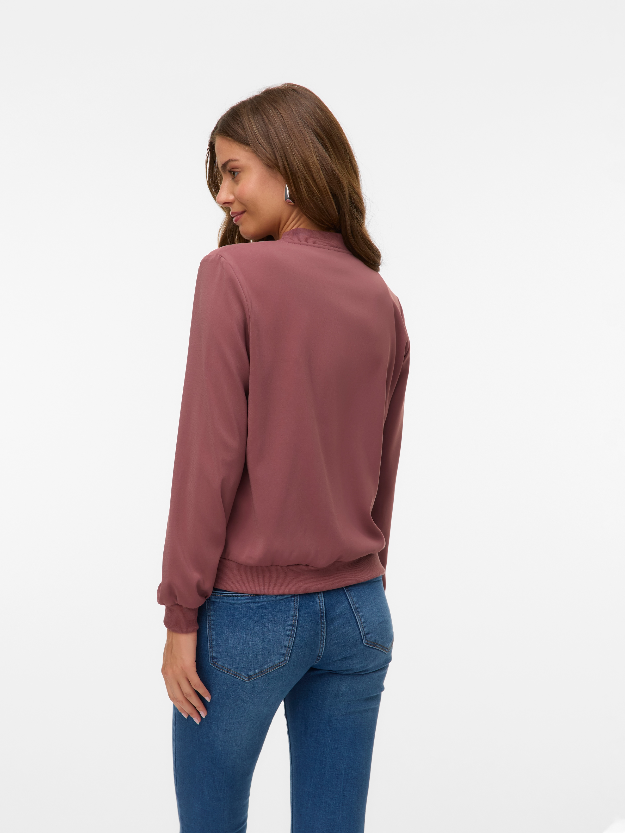 Vero Moda Veste bomber »VMCOCO L/S BOMBER NOOS« in modisch kurzer Form, mit Stretch