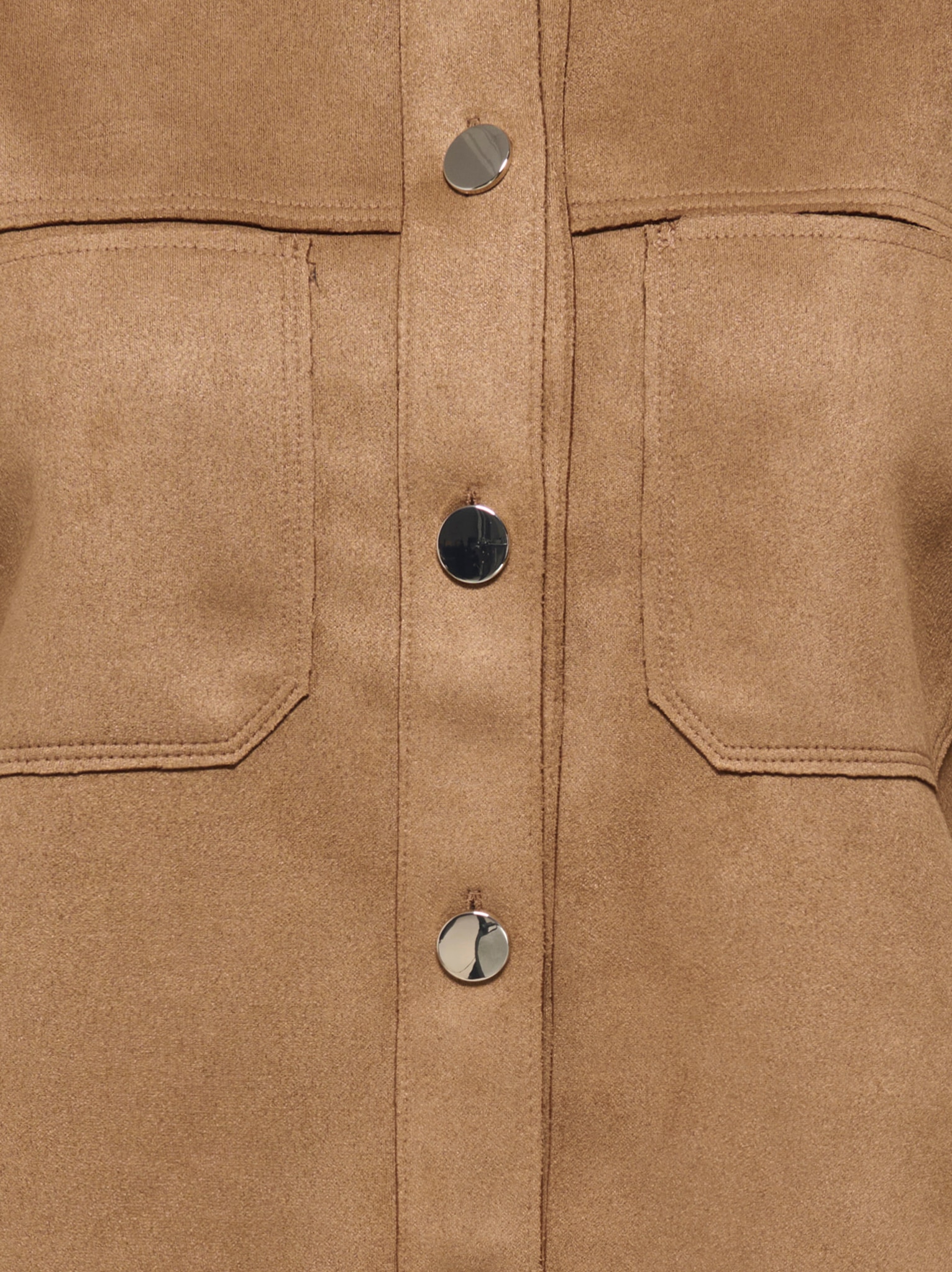 ONLY Blouse chemise »ONLMIRA L/S FAUX SUEDE SHIRT PNT« Materialmix, regular fit