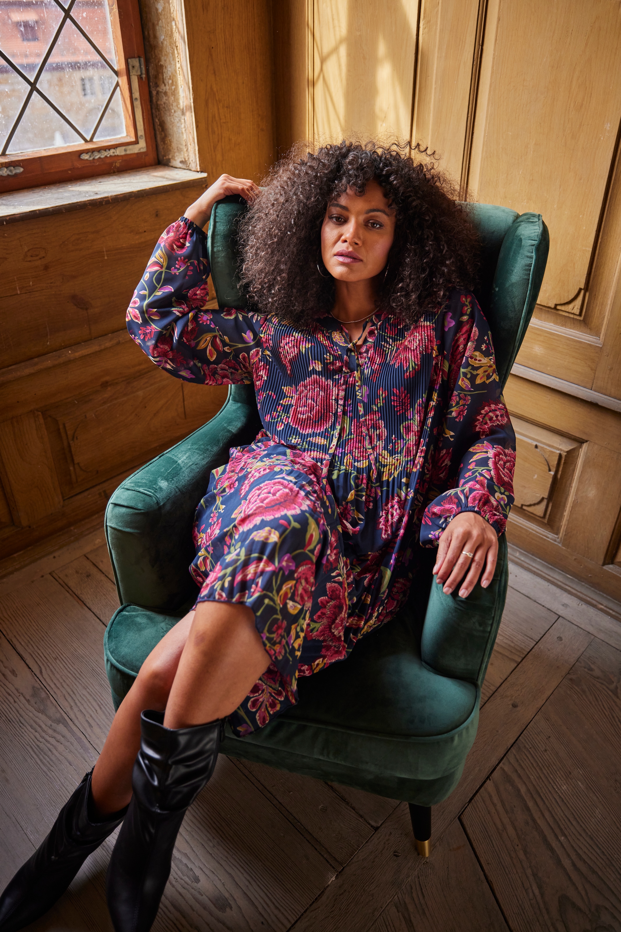 Aniston PLUS Robe d'été in Alloverprint - NEUE KOLLEKTION