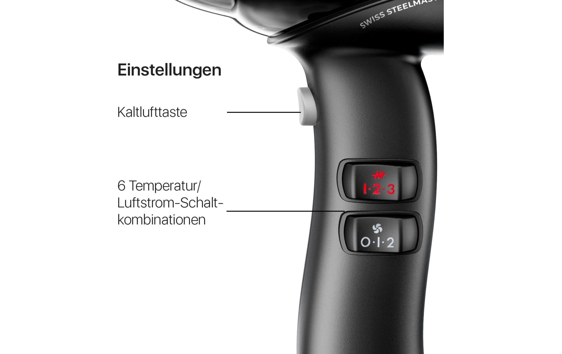 Valera Haartrockner »Swiss Steel-Master Digital Chrome« 2.200 W