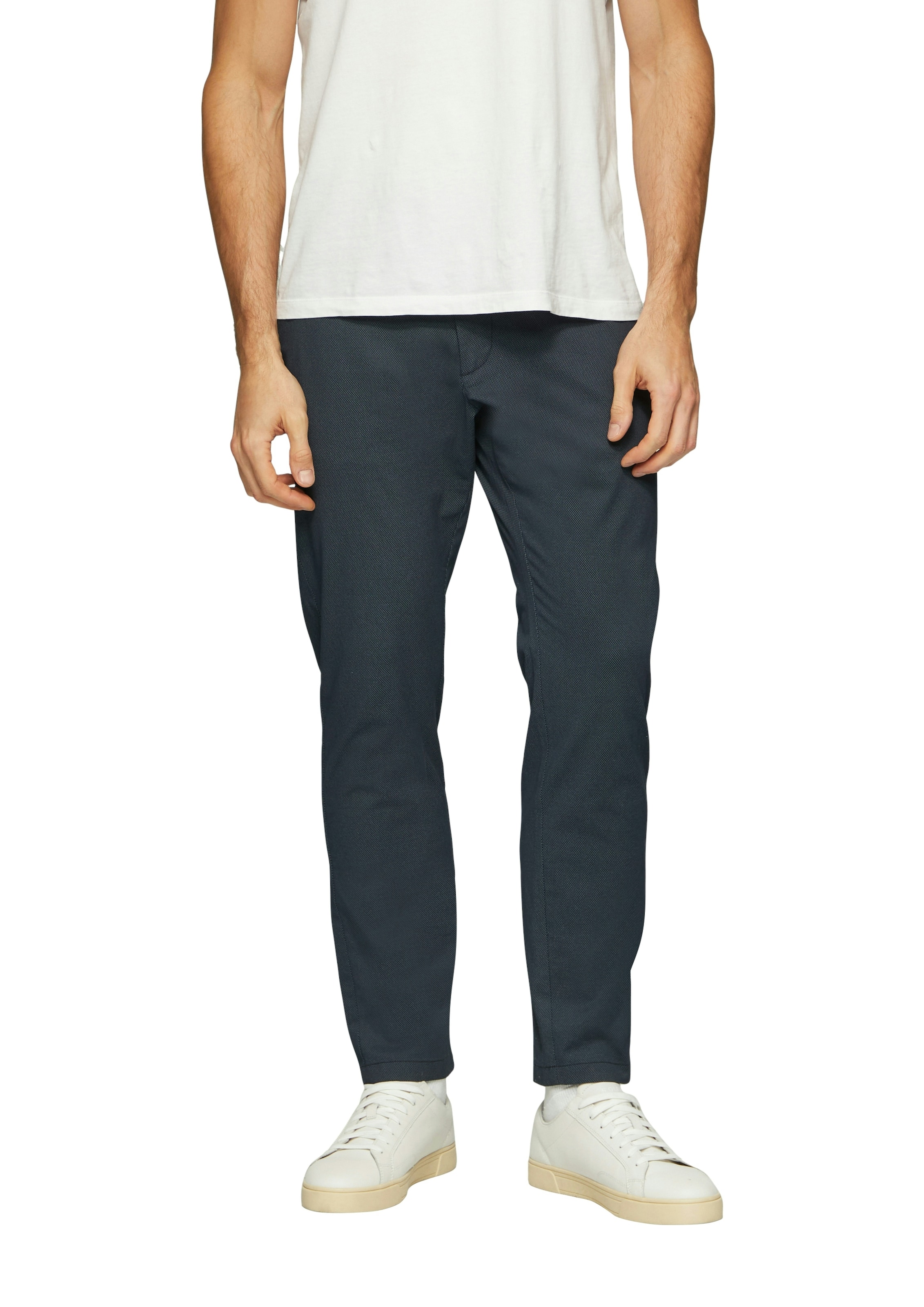 s.Oliver Pantalon en tissu  avec fermeture éclair